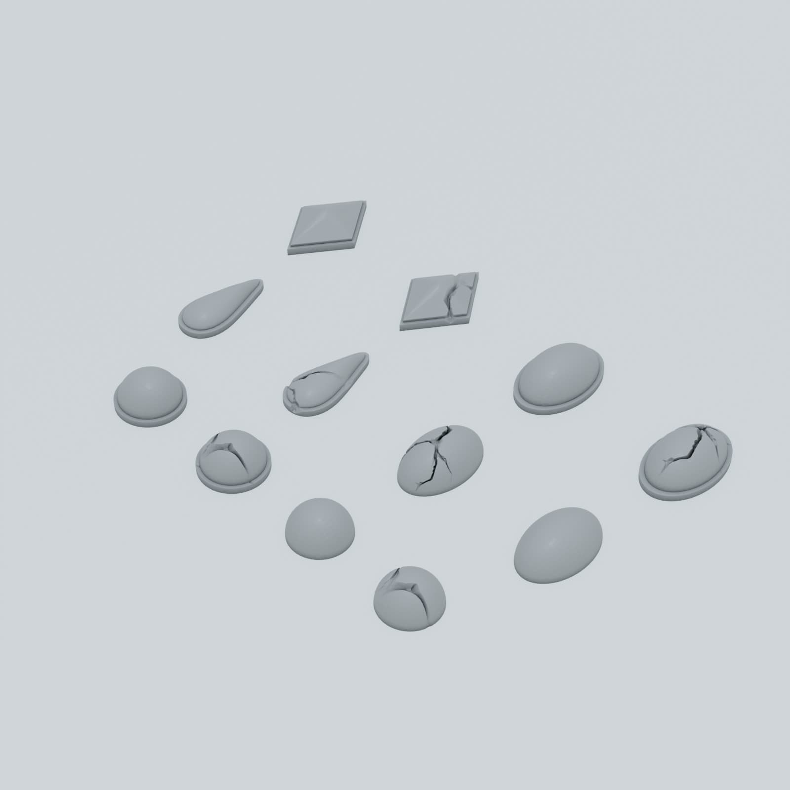 Ancient Halls Ancient Crystals - Unpainted Resin thumbnail