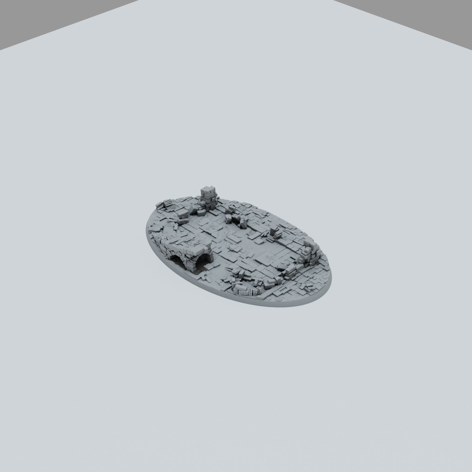 Castle Ruins Toppers - Unpainted Resin thumbnail