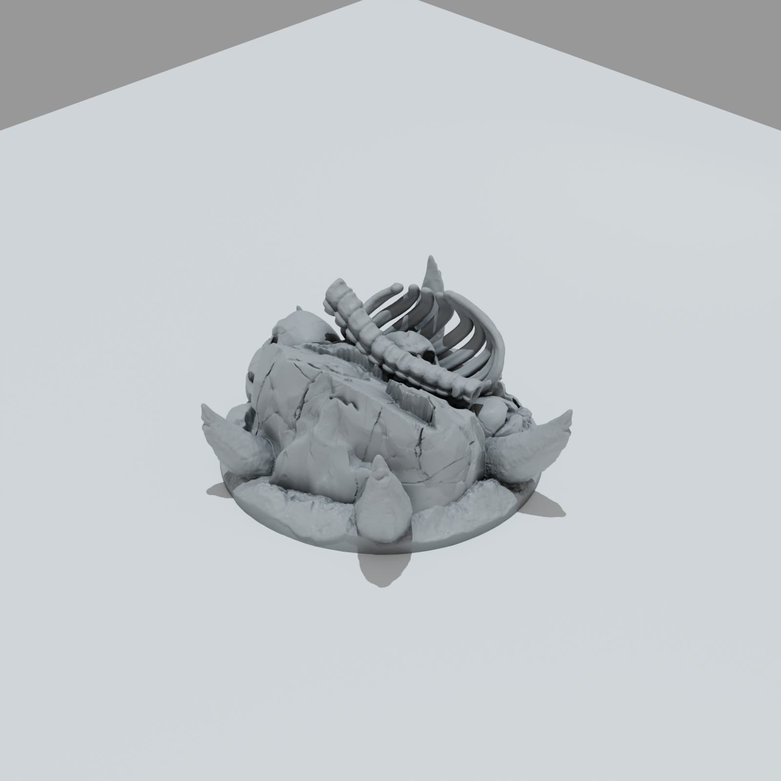 Chaos Skulls Hero Bases - Unpainted Resin thumbnail