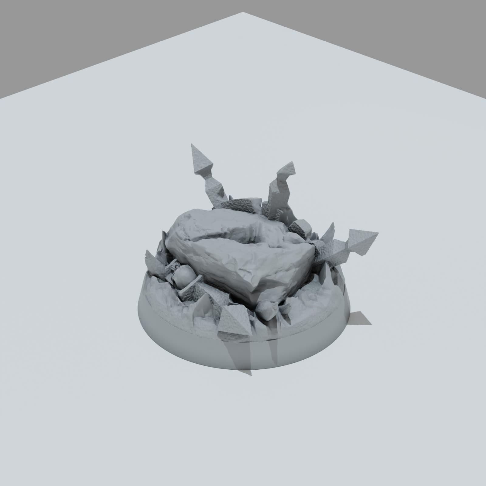 Chaos Skulls Hero Bases - Unpainted Resin thumbnail