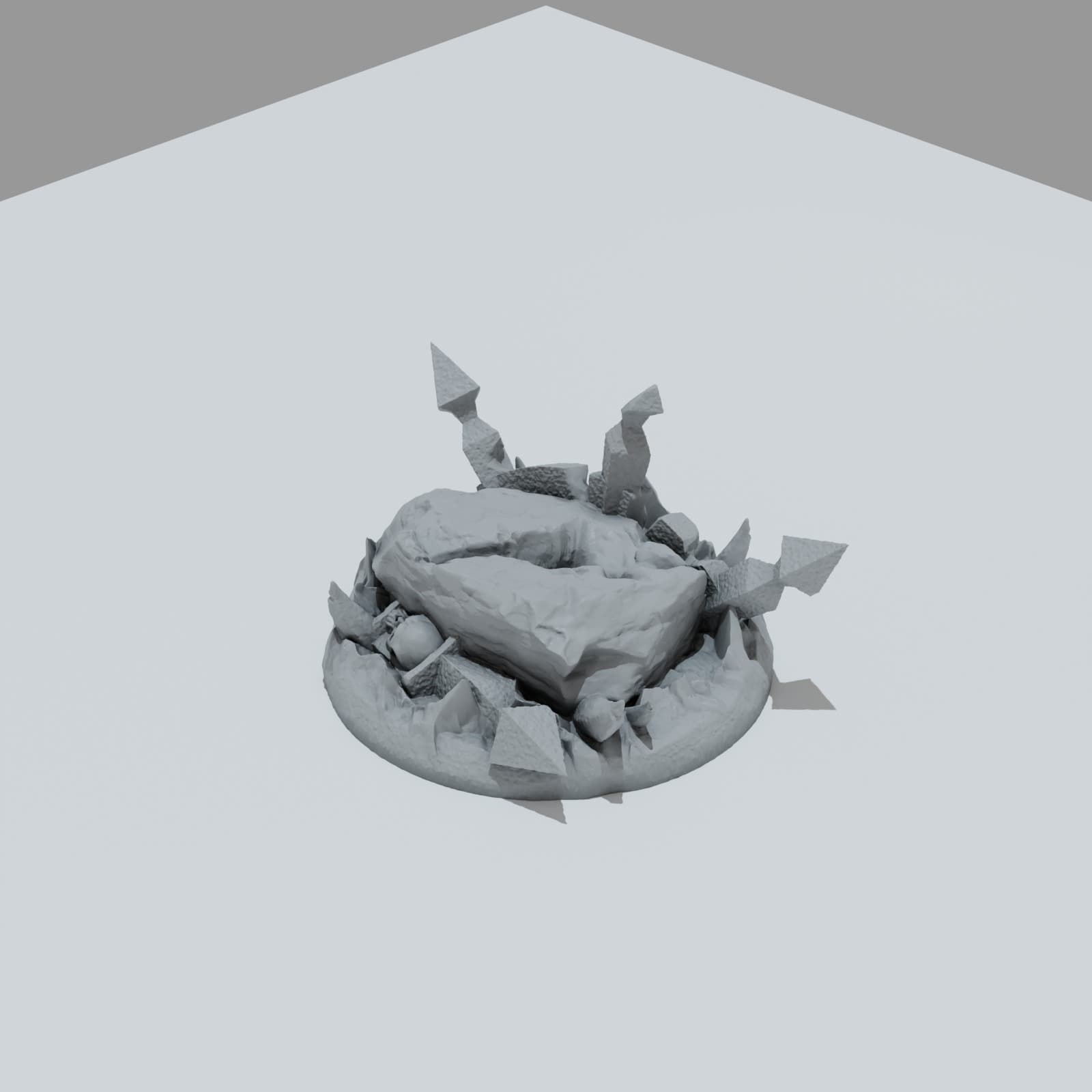 Chaos Skulls Hero Bases - Unpainted Resin thumbnail