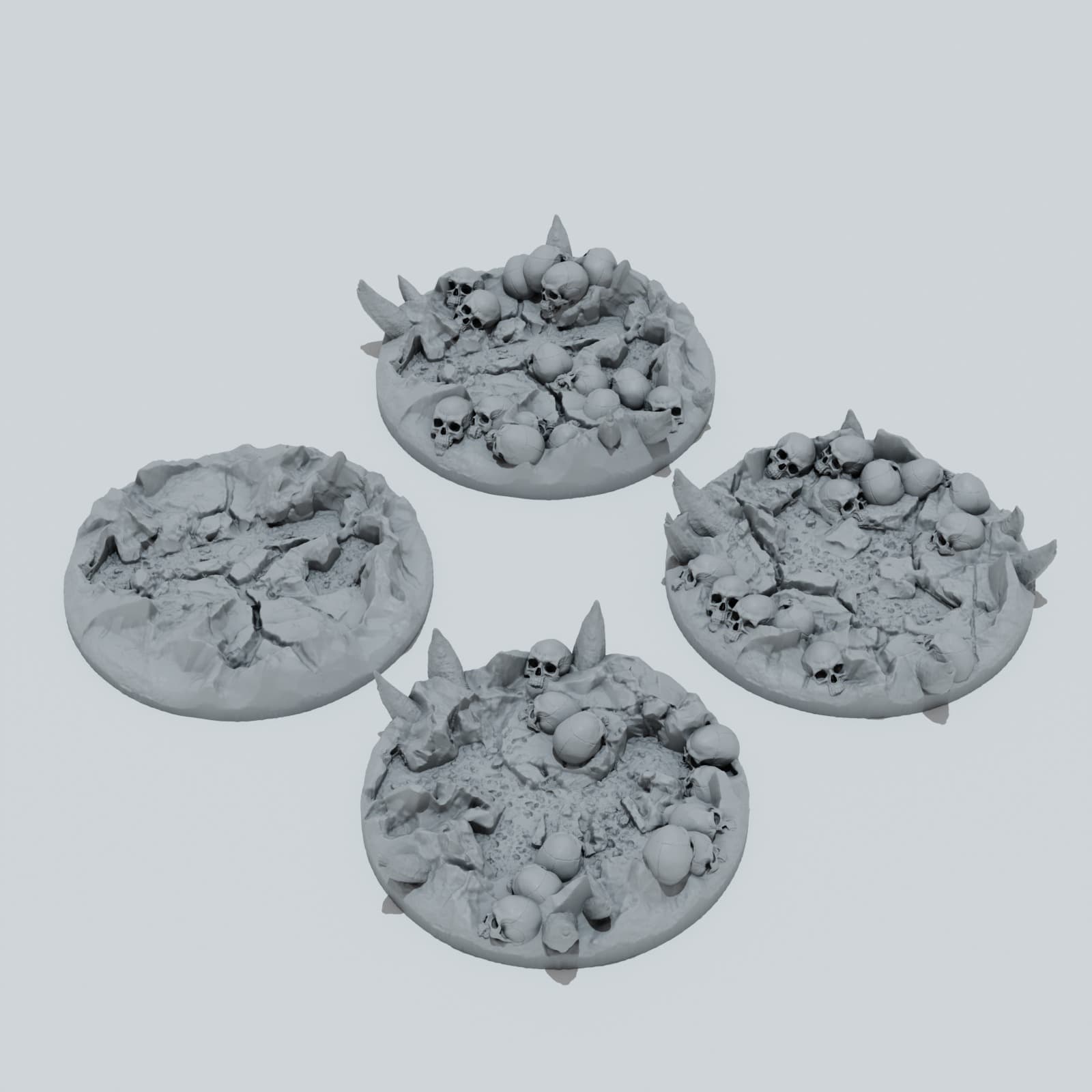 Chaos Skulls Toppers - Unpainted Resin thumbnail
