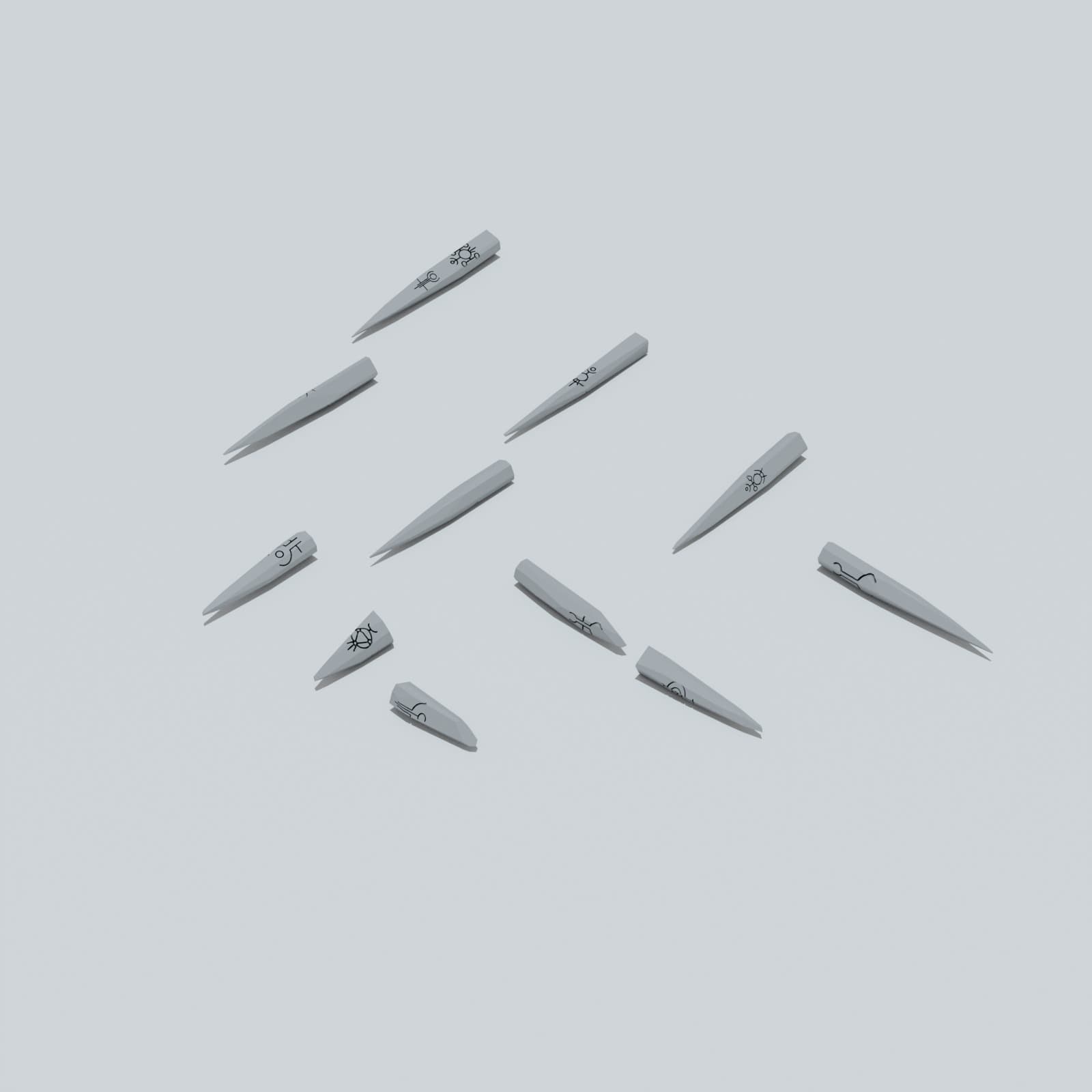 Cristales Heathen Crystals - Unpainted Resin thumbnail