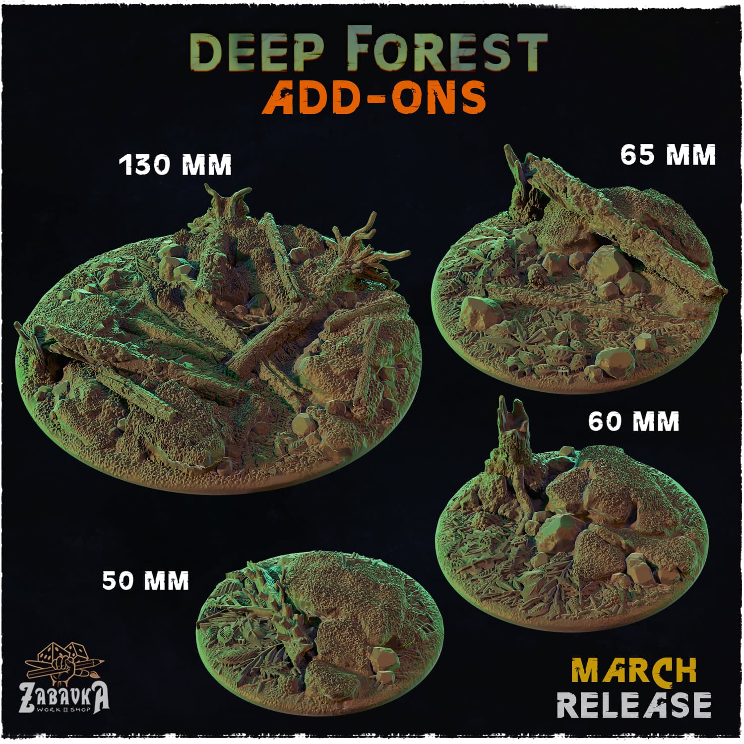 Deep Forest Add-Ons - Unpainted Resin thumbnail