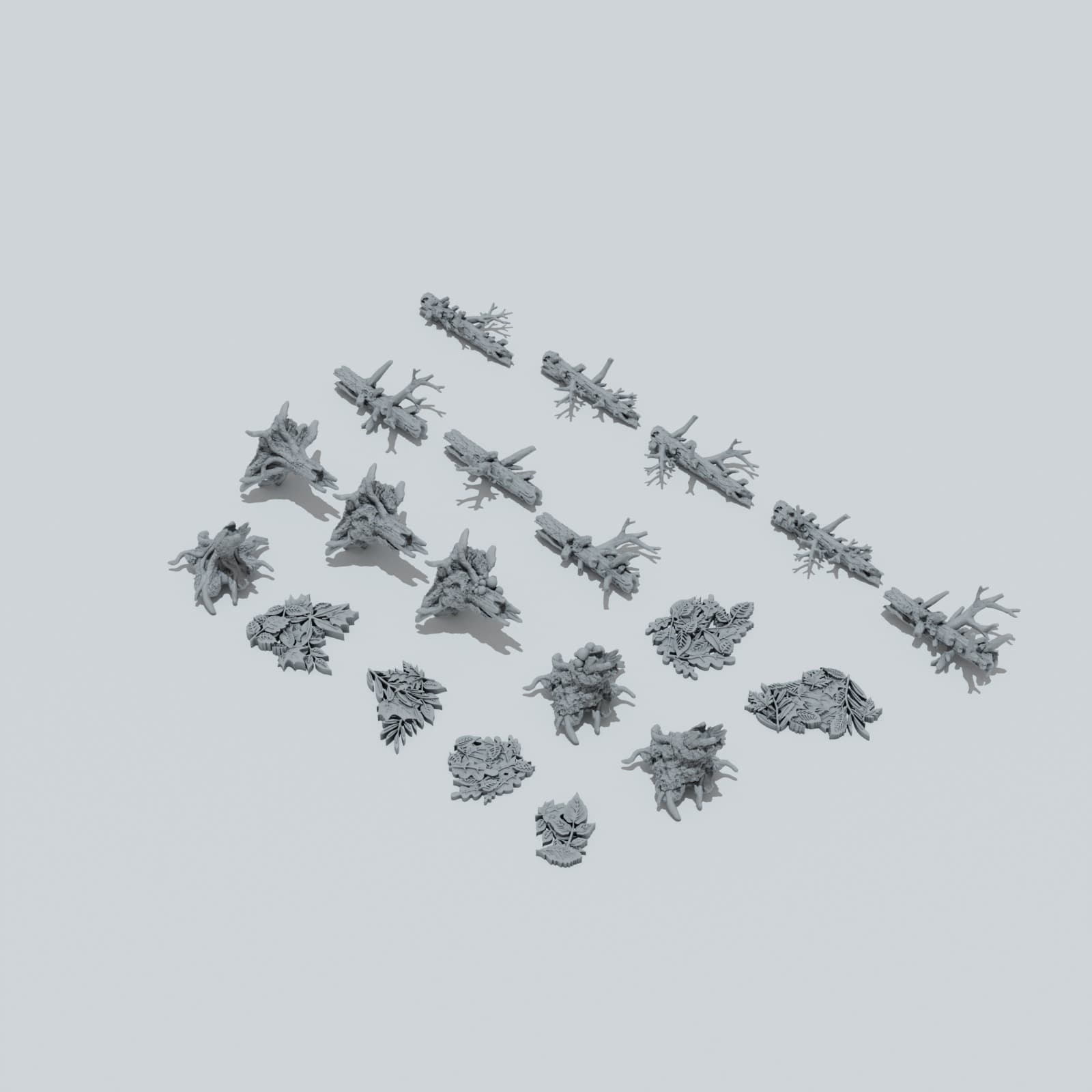 Deep Forest Basing Bits - Unpainted Resin thumbnail