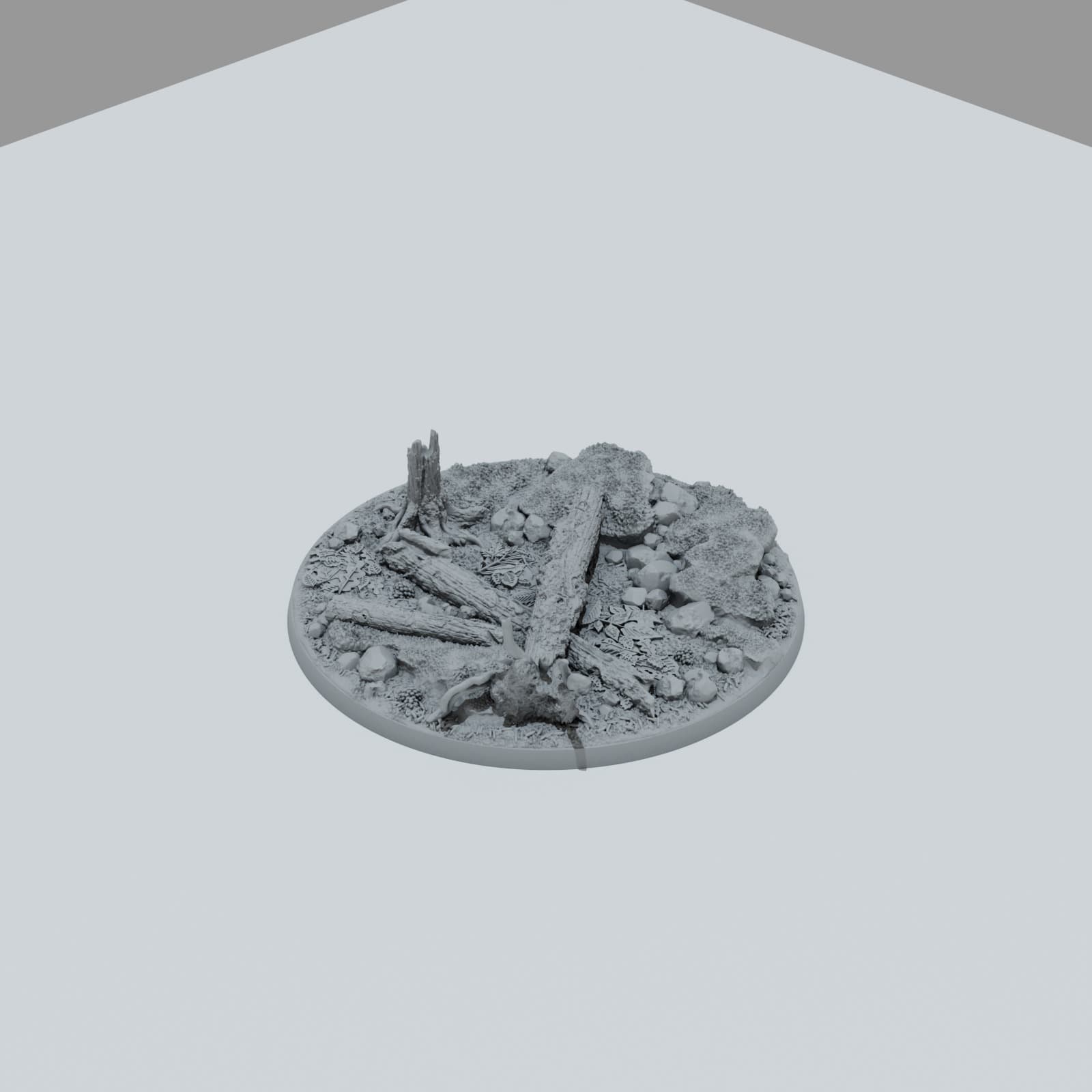 Deep Forest Texture Bases - Unpainted Resin thumbnail