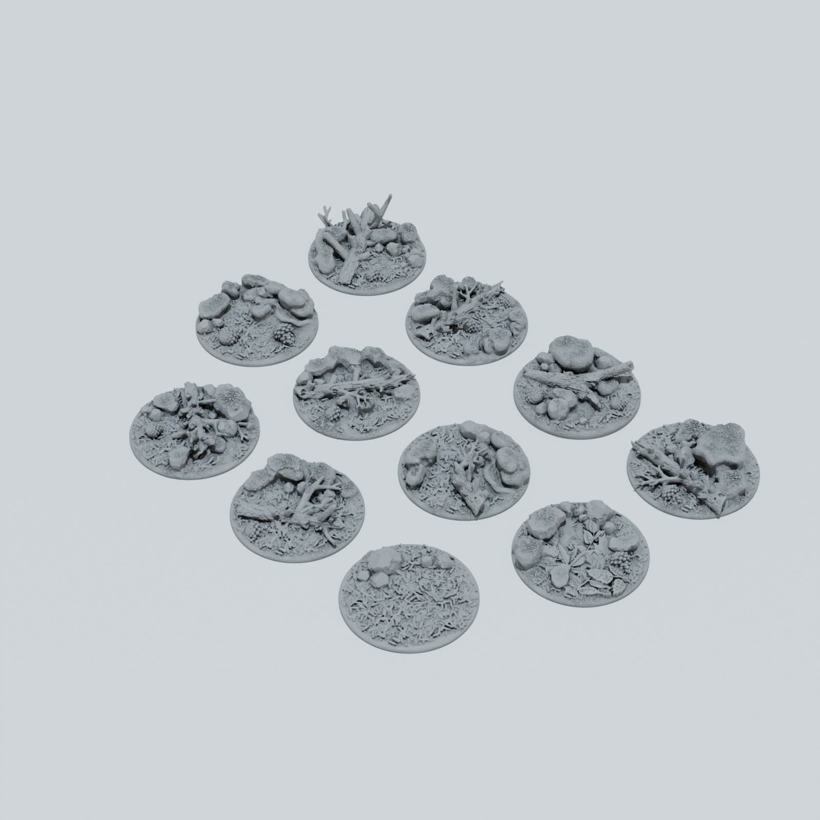 Deep Forest Toppers - Unpainted Resin thumbnail