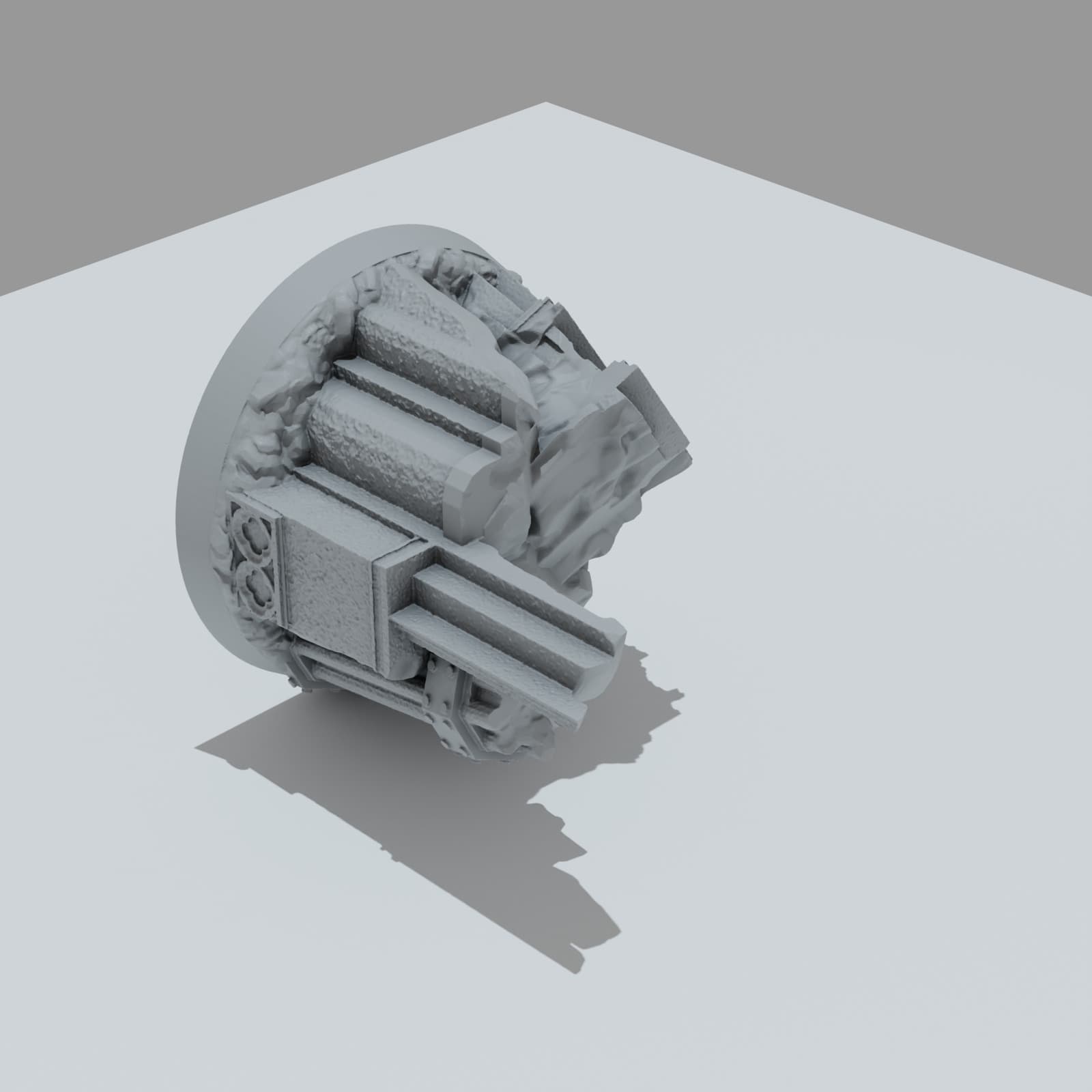 Defeated City Hero Bases - Unpainted Resin thumbnail