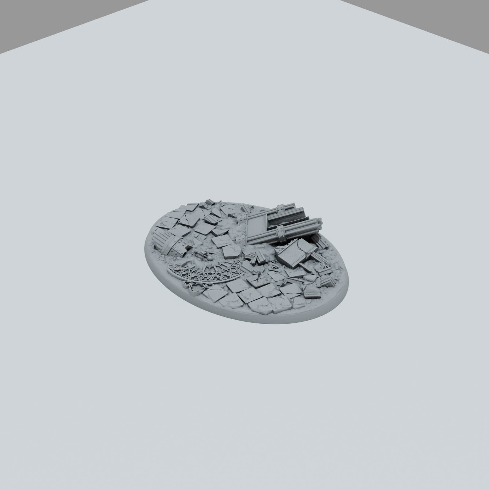 Defeated City Texture Bases - Unpainted Resin thumbnail