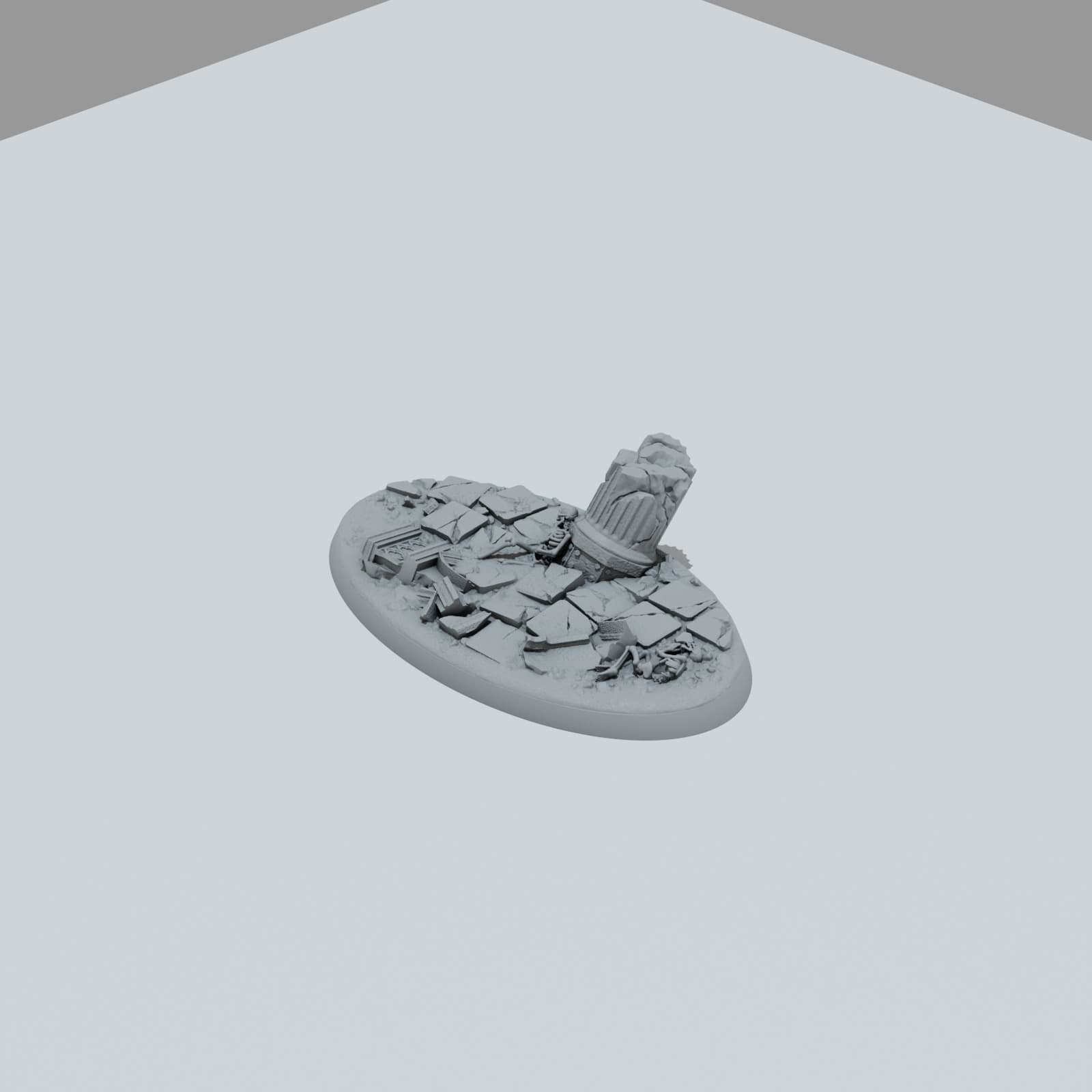 Defeated City Texture Bases - Unpainted Resin thumbnail