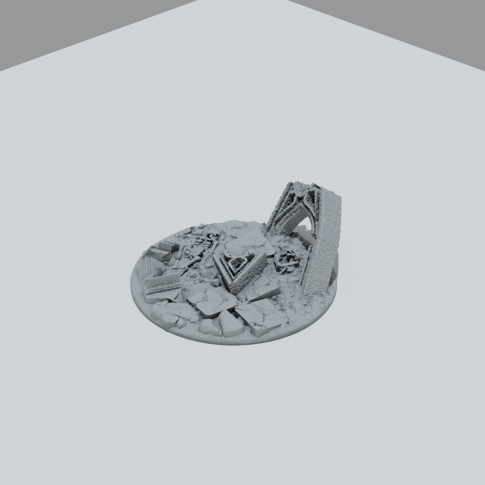 Defeated City Toppers - Unpainted Resin thumbnail