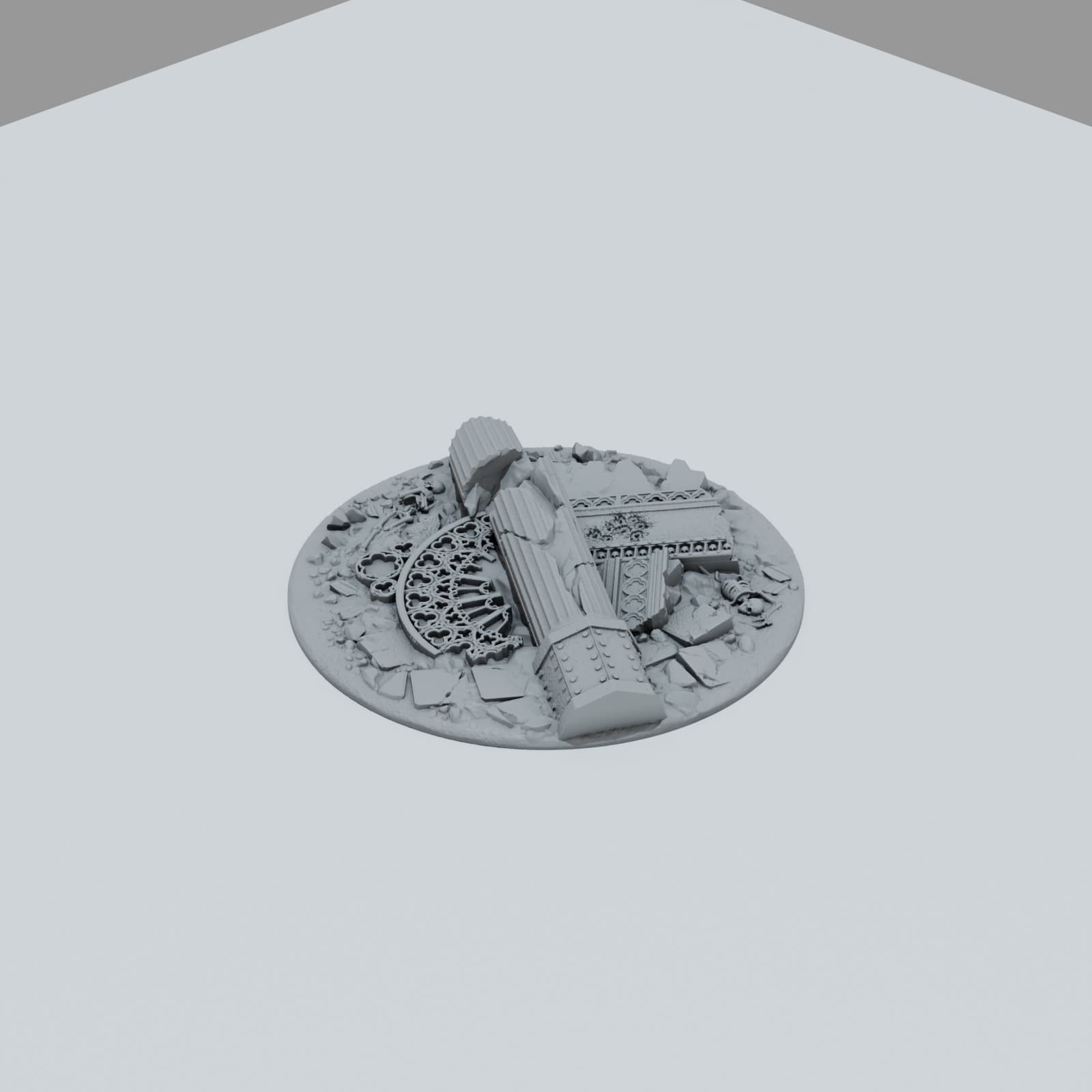 Defeated City Toppers - Unpainted Resin thumbnail