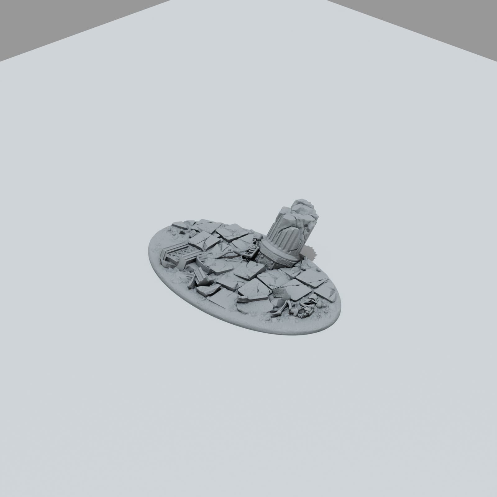 Defeated City Toppers - Unpainted Resin thumbnail