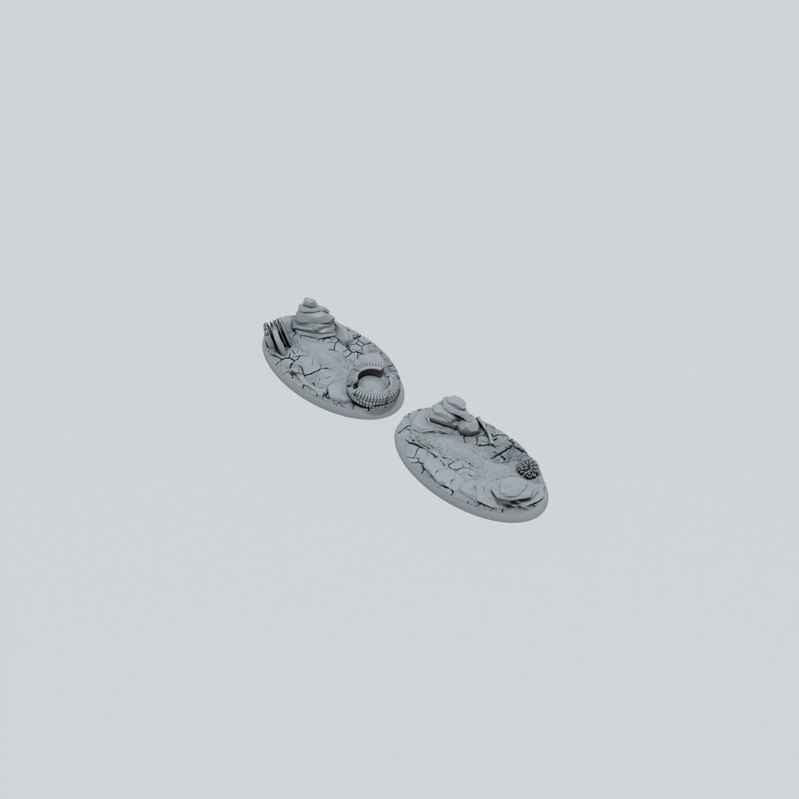 Desert Scrap Metal Texture Bases - Unpainted Resin thumbnail