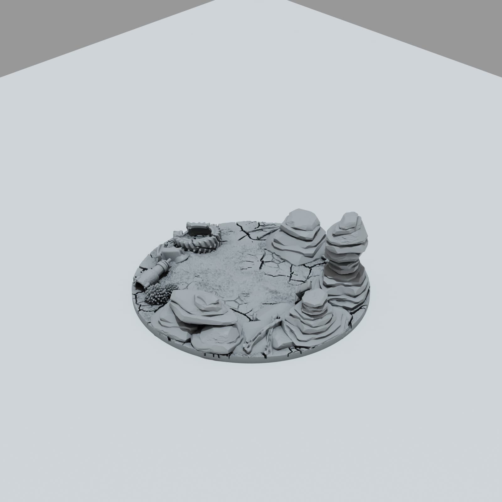 Desert Scrap Metal Toppers - Unpainted Resin thumbnail