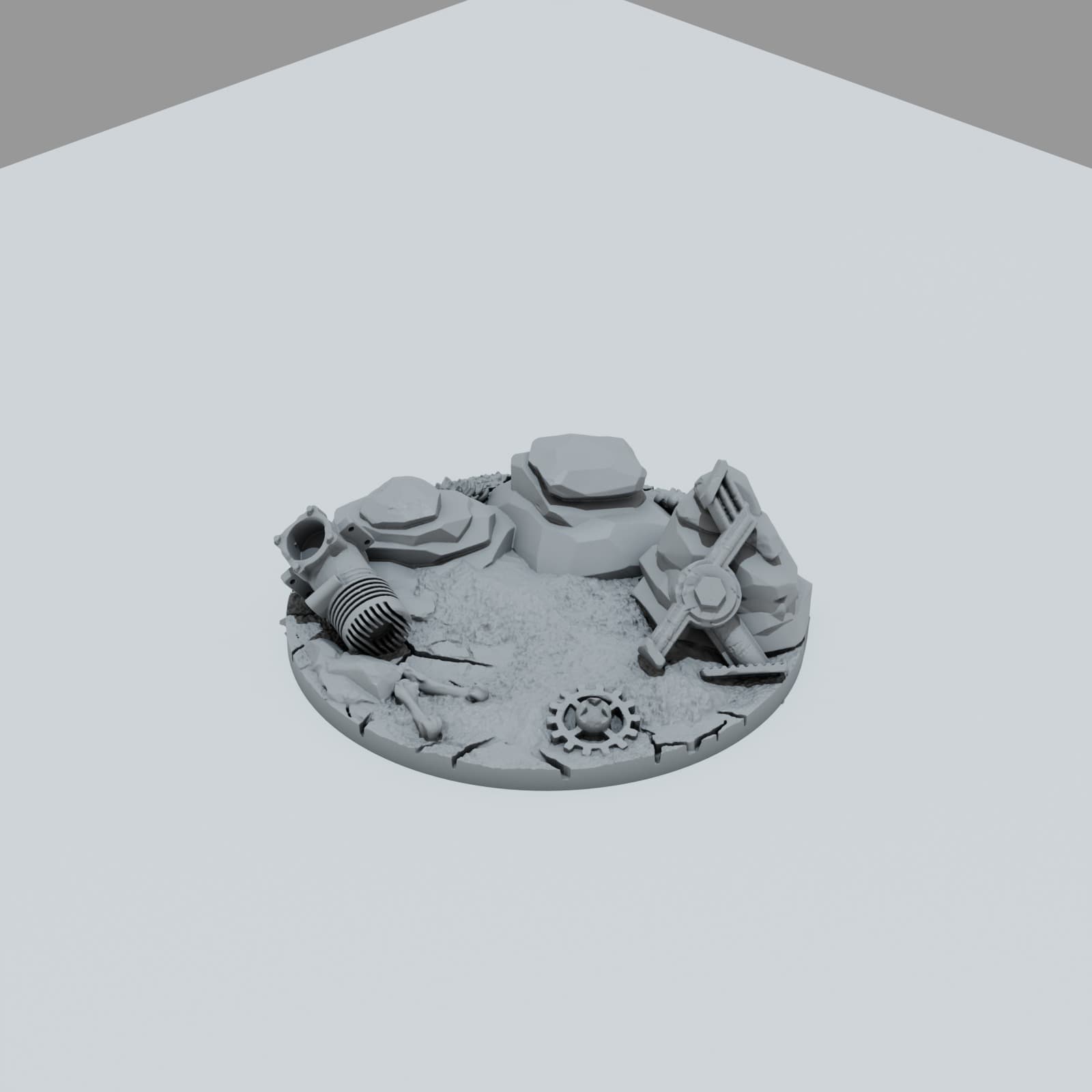 Desert Scrap Metal Toppers - Unpainted Resin thumbnail