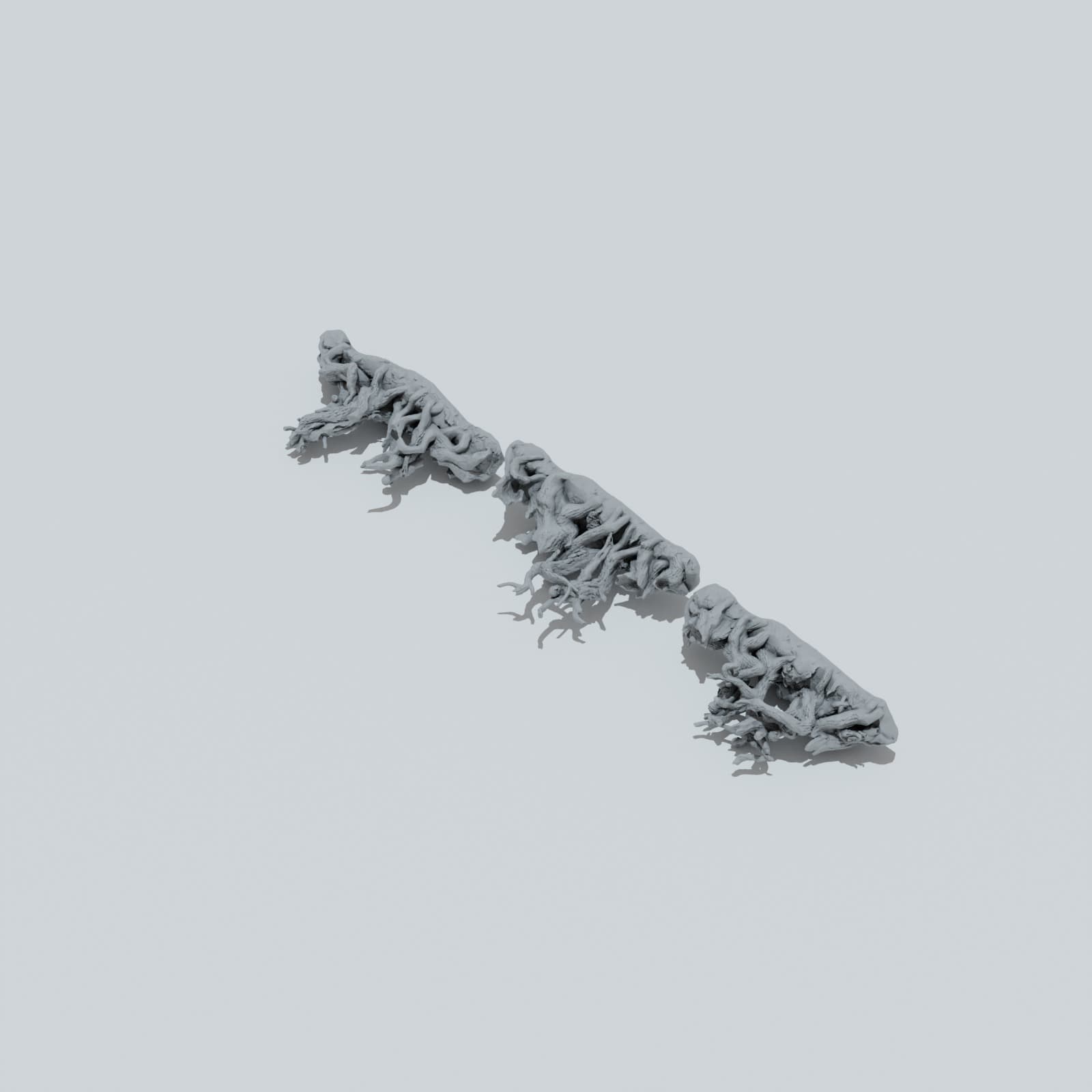 Forest of the Dead Barricades - Unpainted Resin thumbnail