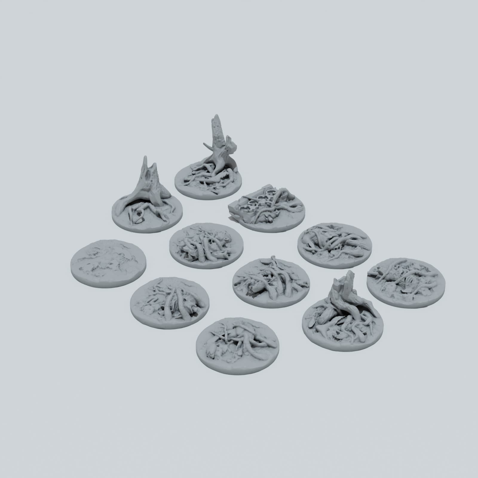 Forest of the Dead Toppers - Unpainted Resin thumbnail