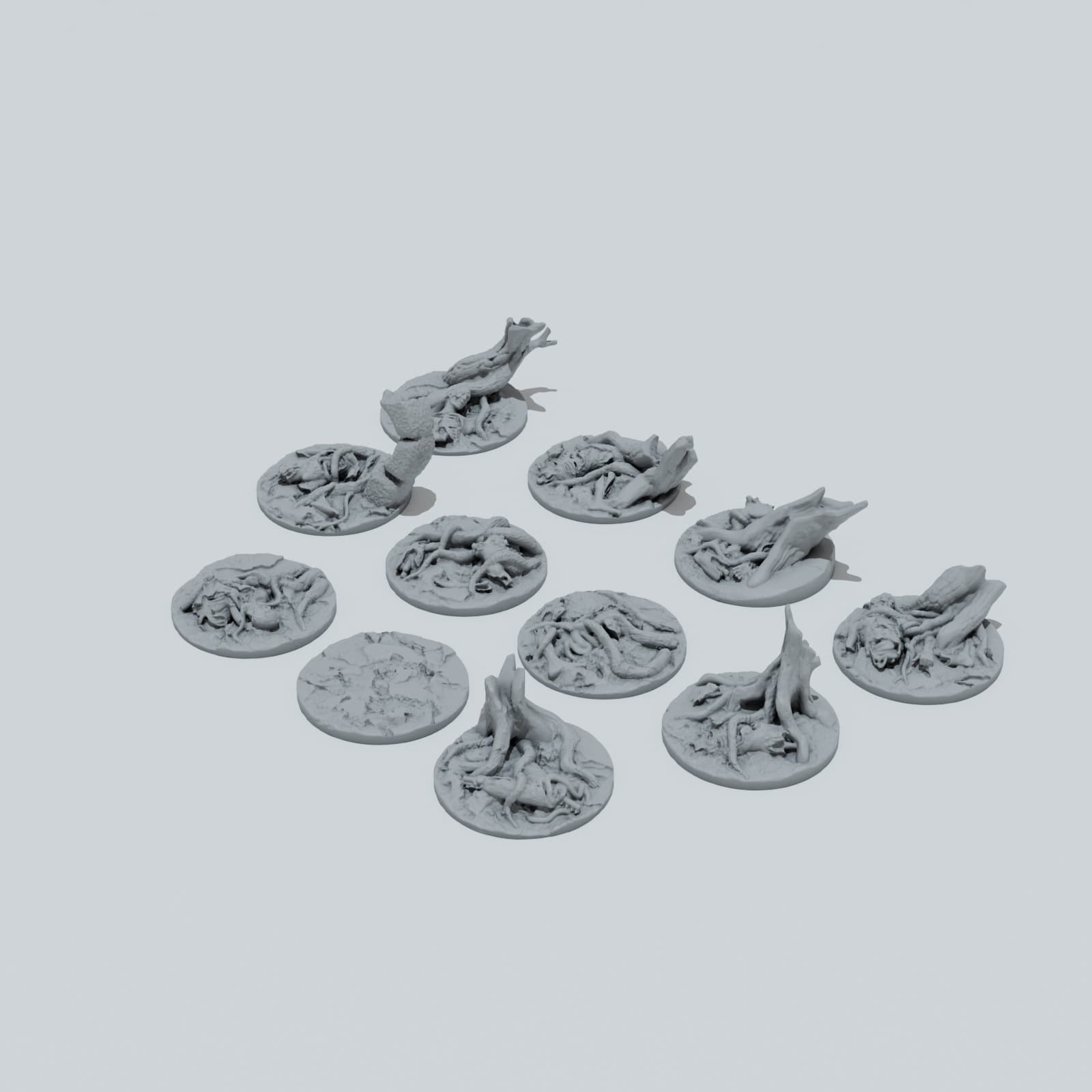 Forest of the Dead Toppers - Unpainted Resin thumbnail