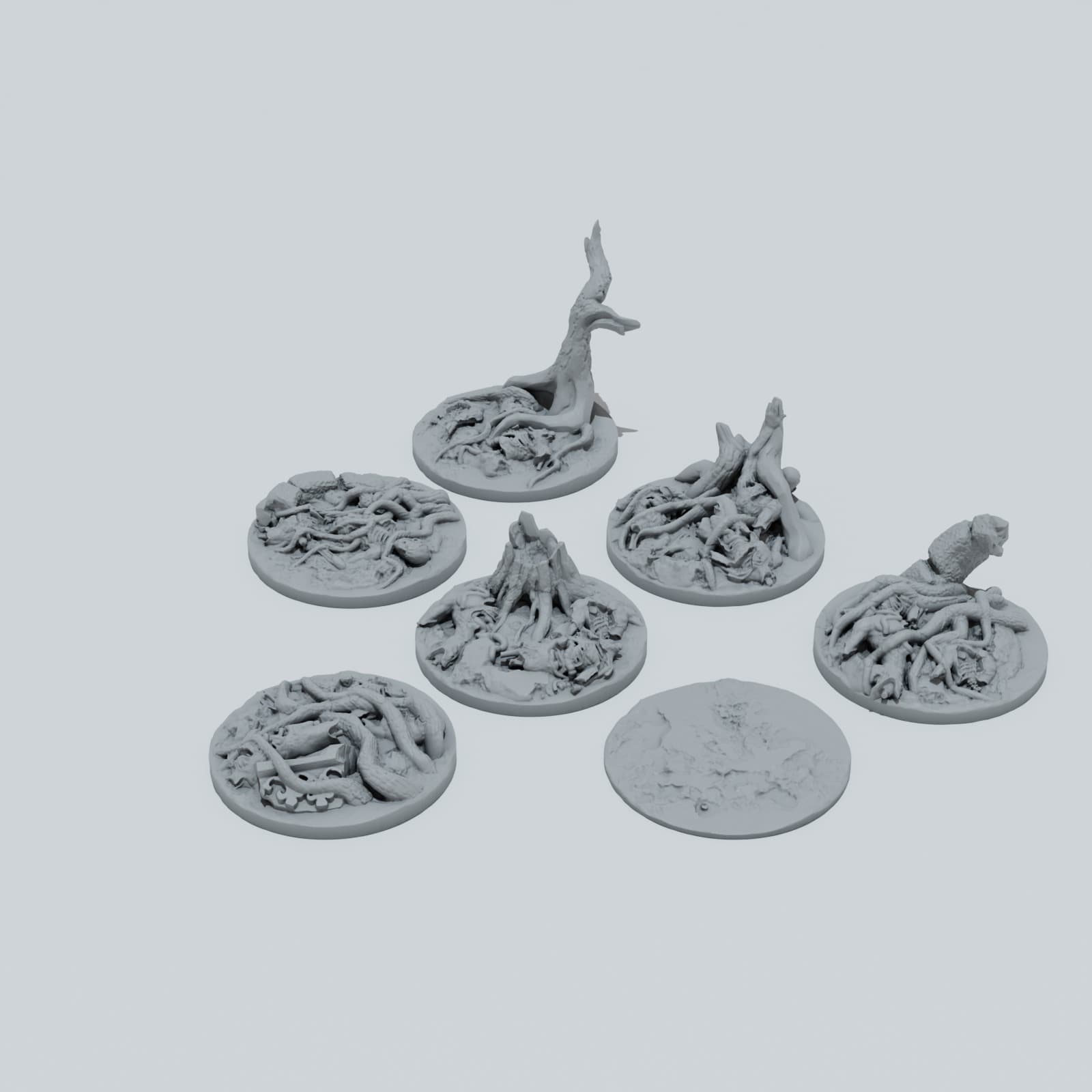 Forest of the Dead Toppers - Unpainted Resin thumbnail