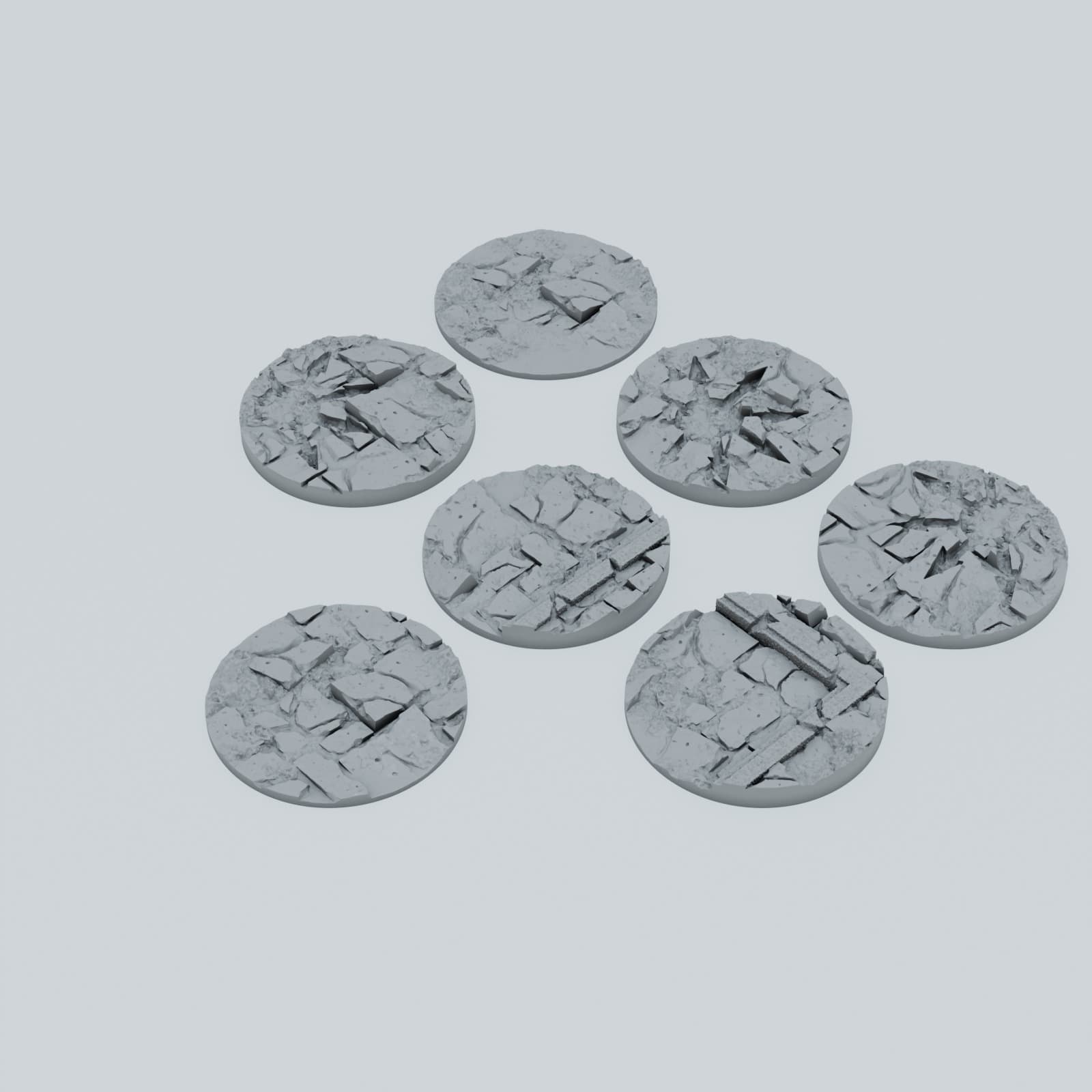 Medieval Streets of Chaos Toppers - Unpainted Resin thumbnail