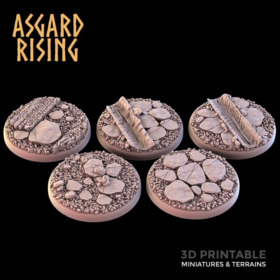 Village Theme Bases - Unpainted Resin thumbnail