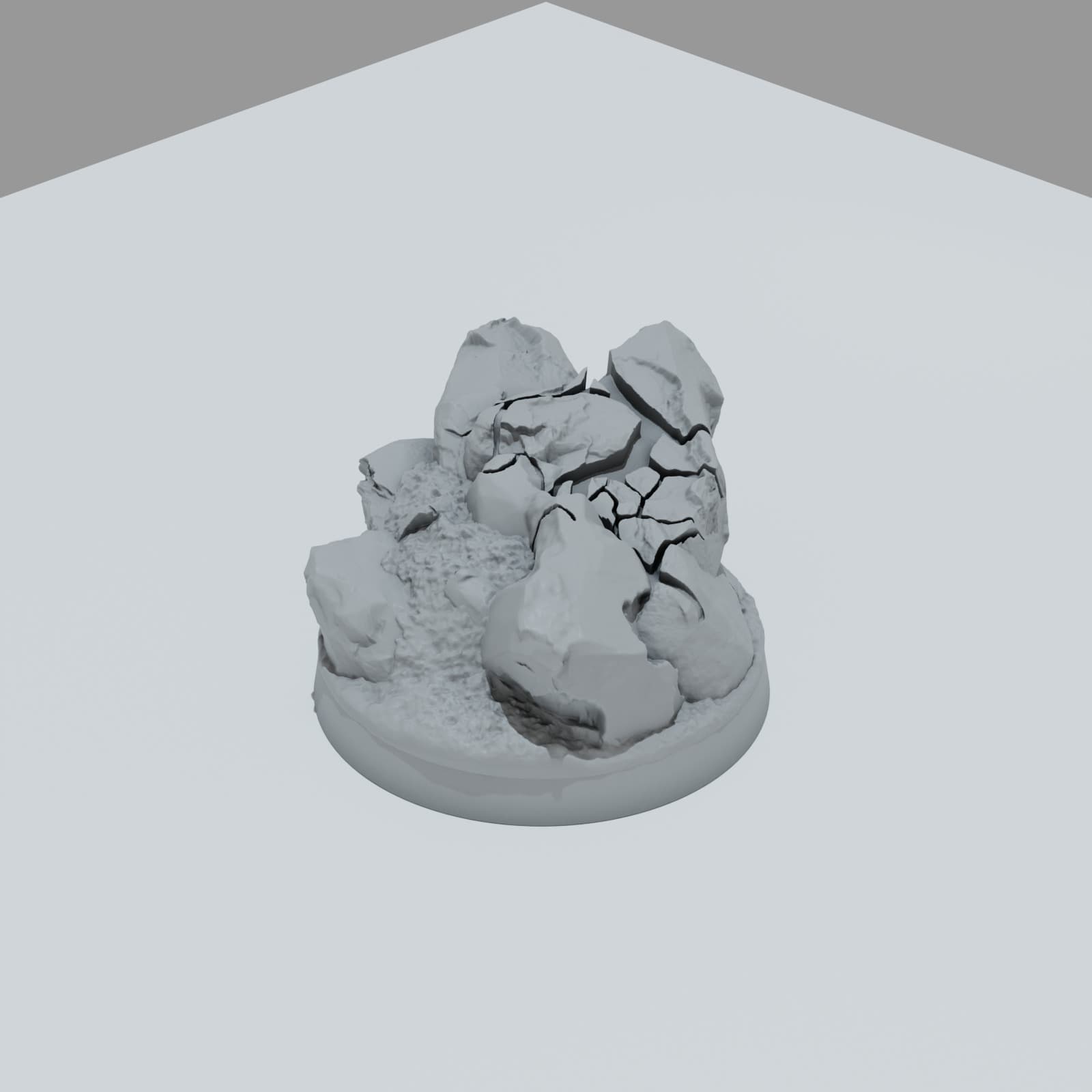 Rocks Hero Bases - Unpainted Resin thumbnail
