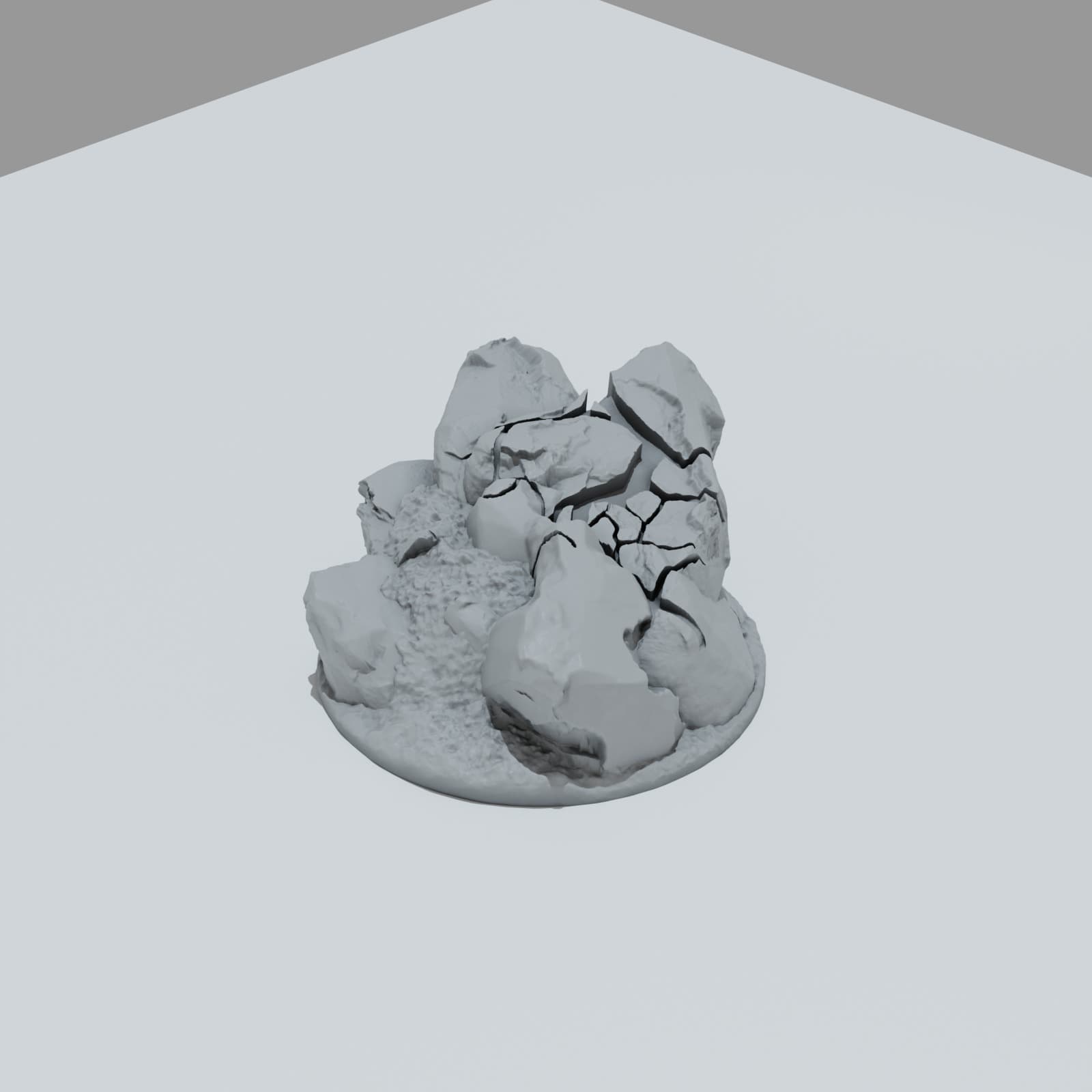 Rocks Hero Bases - Unpainted Resin thumbnail