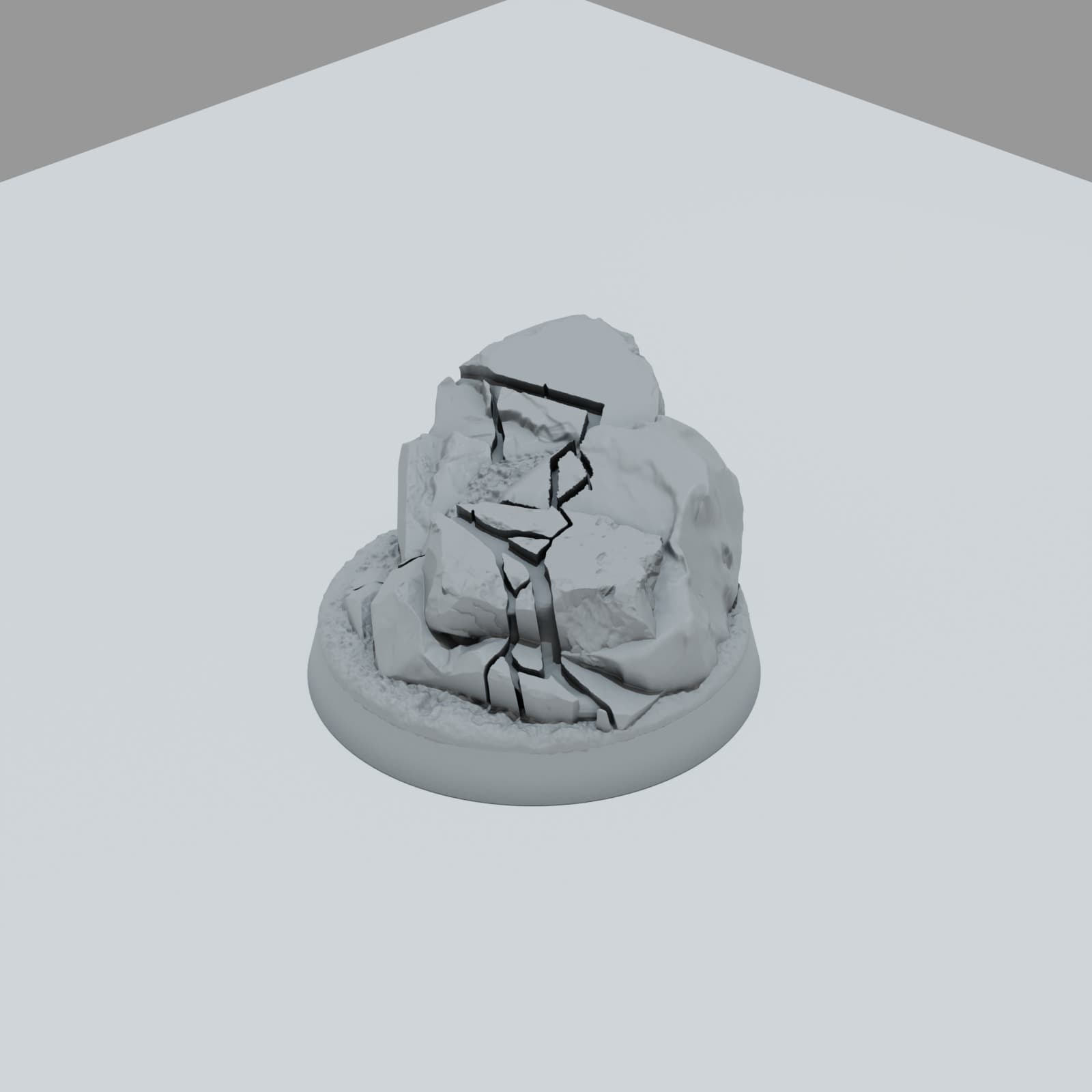 Rocks Hero Bases - Unpainted Resin thumbnail
