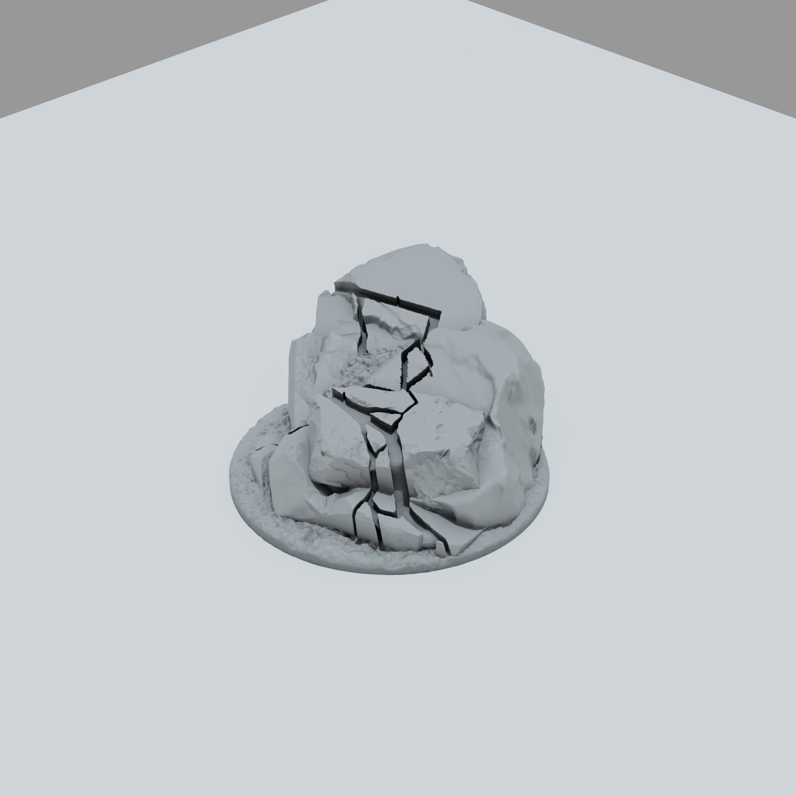 Rocks Hero Bases - Unpainted Resin thumbnail