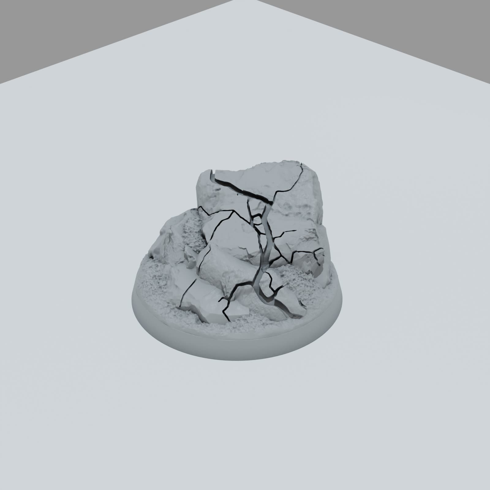 Rocks Hero Bases - Unpainted Resin thumbnail