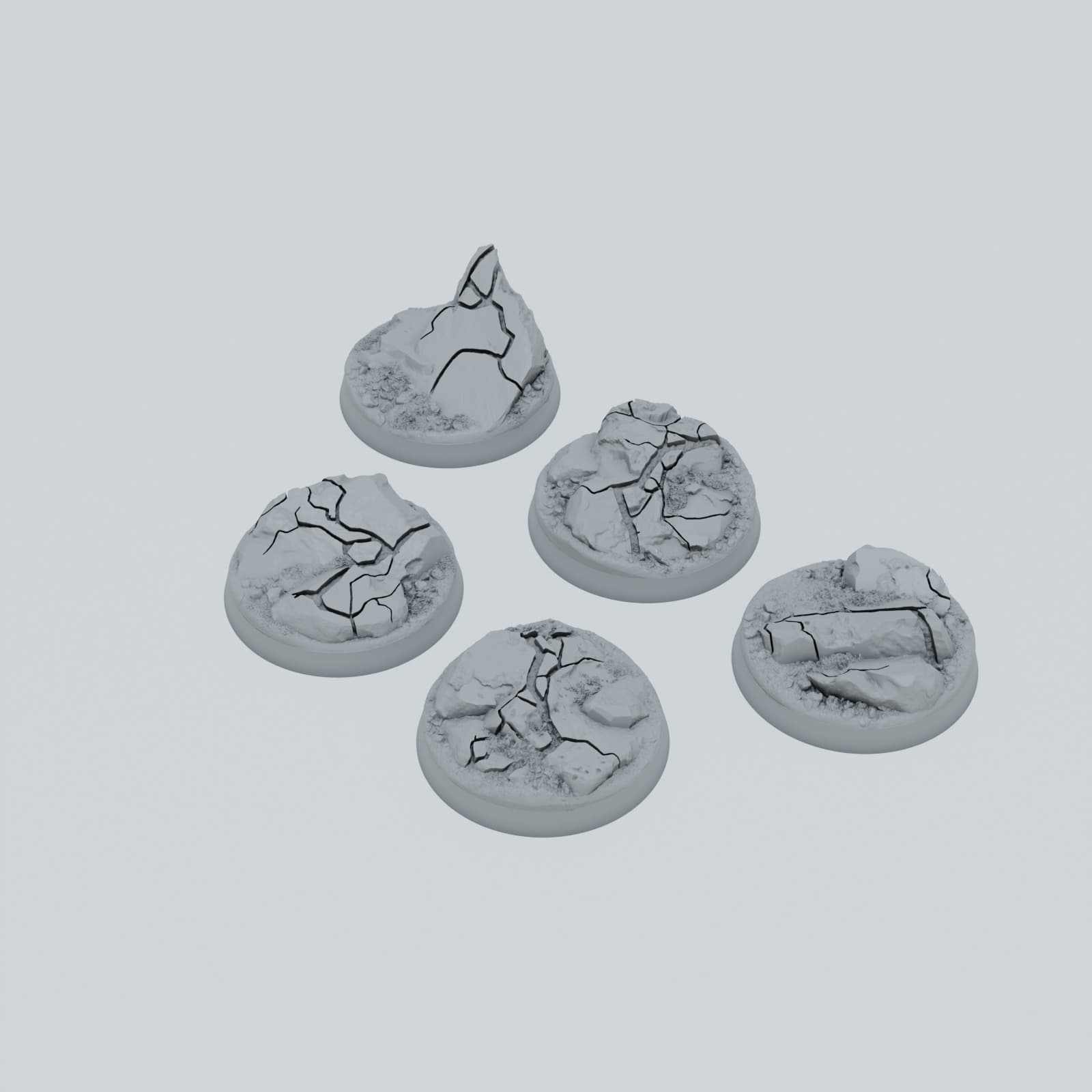 Rocks Texture Bases - Unpainted Resin thumbnail