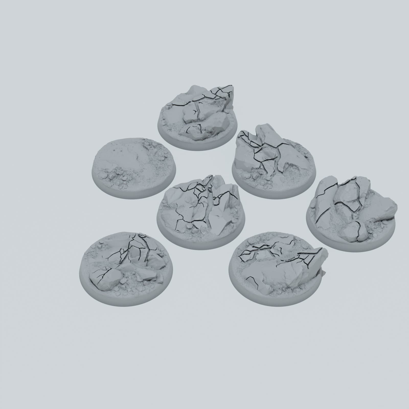 Rocks Texture Bases - Unpainted Resin thumbnail