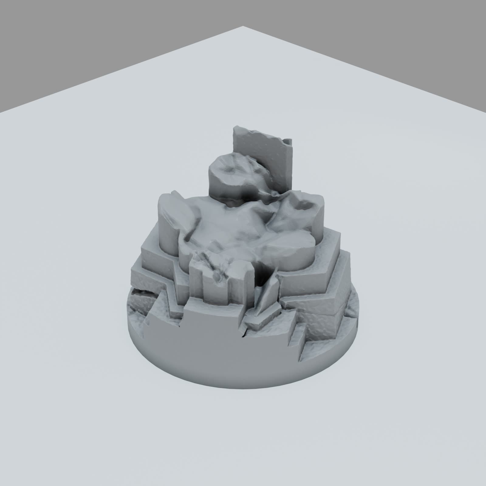 Ruined Empire City Hero Bases - Unpainted Resin thumbnail