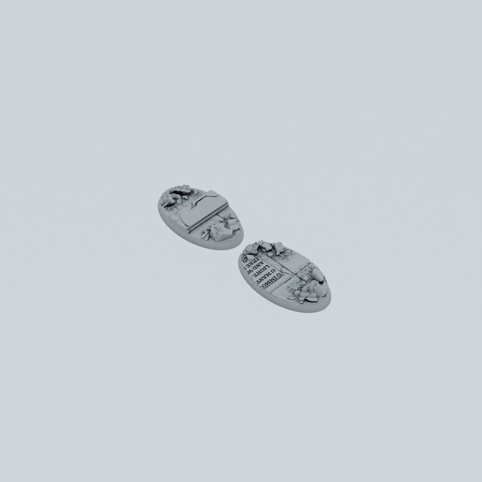 Ruined Empire City Texture Bases - Unpainted Resin thumbnail