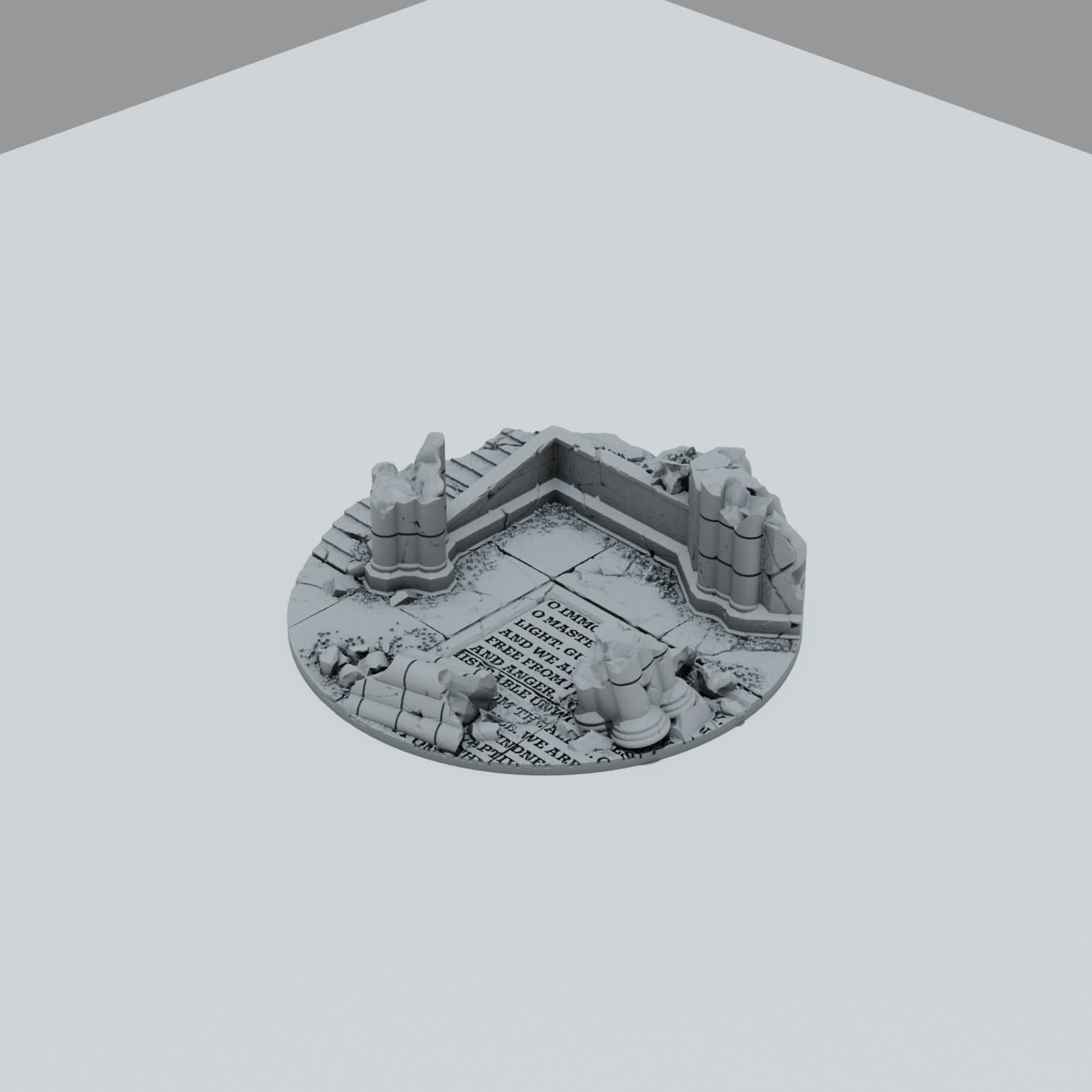 Ruined Empire City Toppers - Unpainted Resin thumbnail