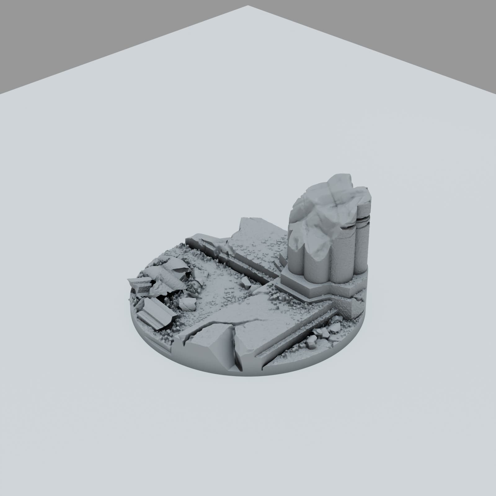 Ruined Empire City Toppers - Unpainted Resin thumbnail