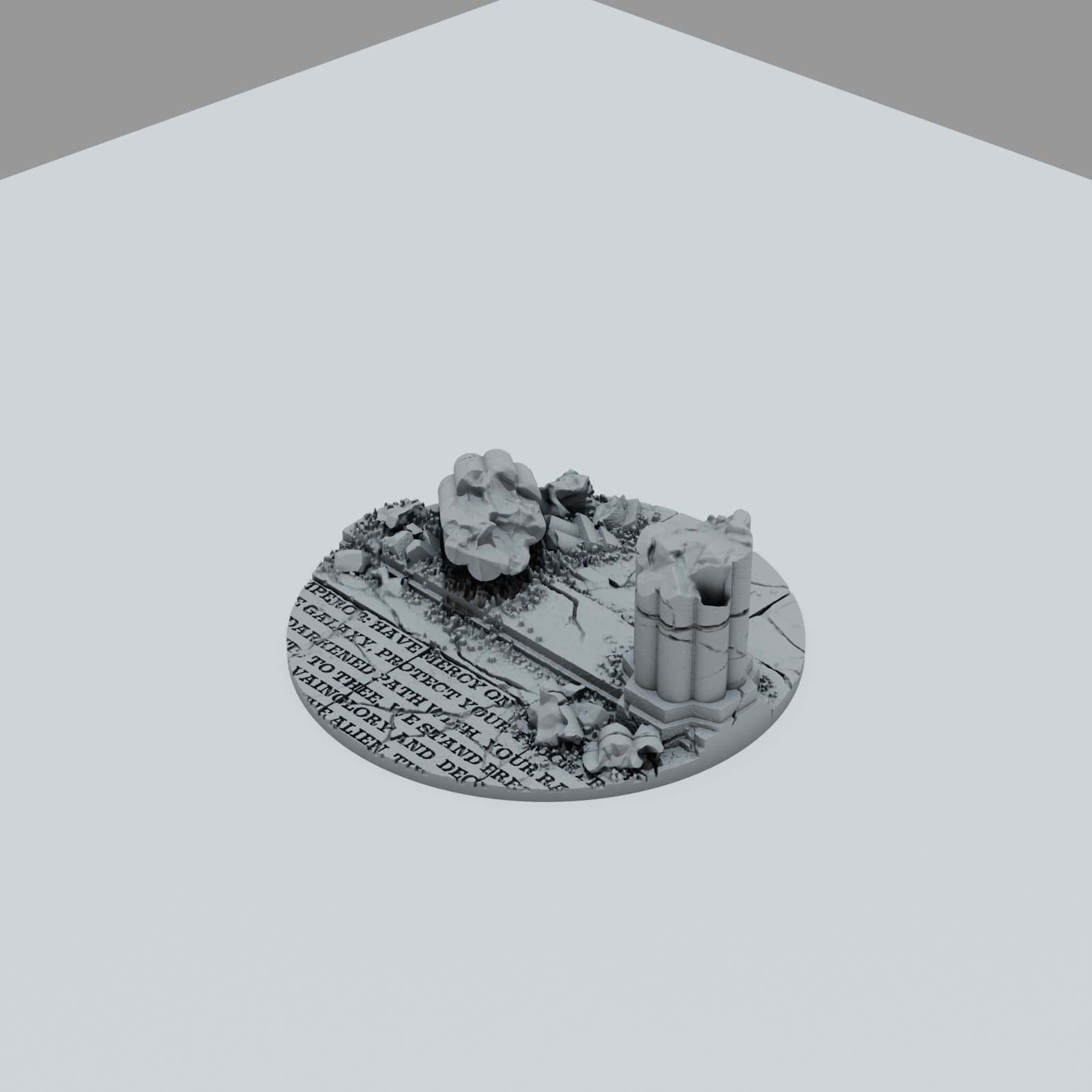 Ruined Empire City Toppers - Unpainted Resin thumbnail