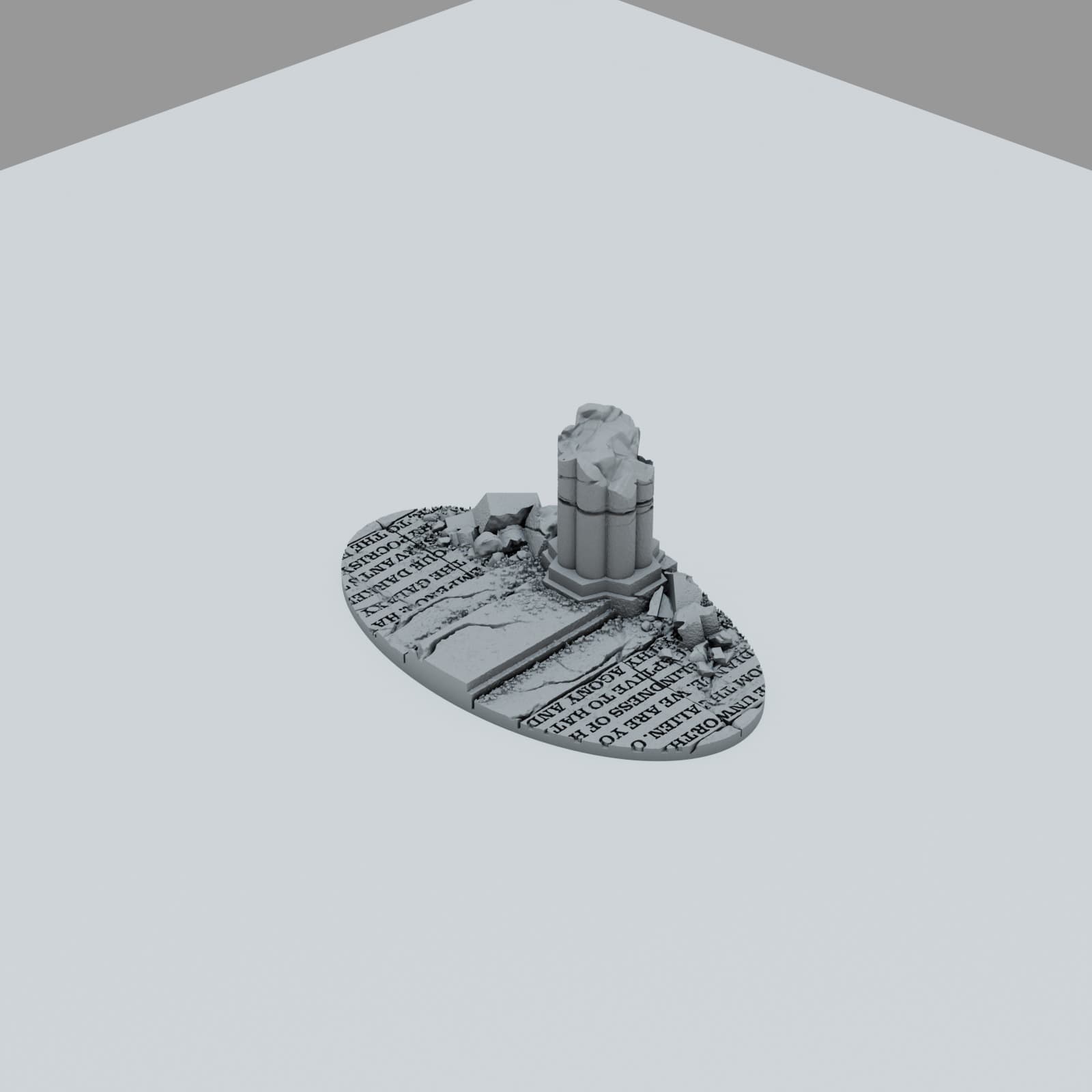 Ruined Empire City Toppers - Unpainted Resin thumbnail