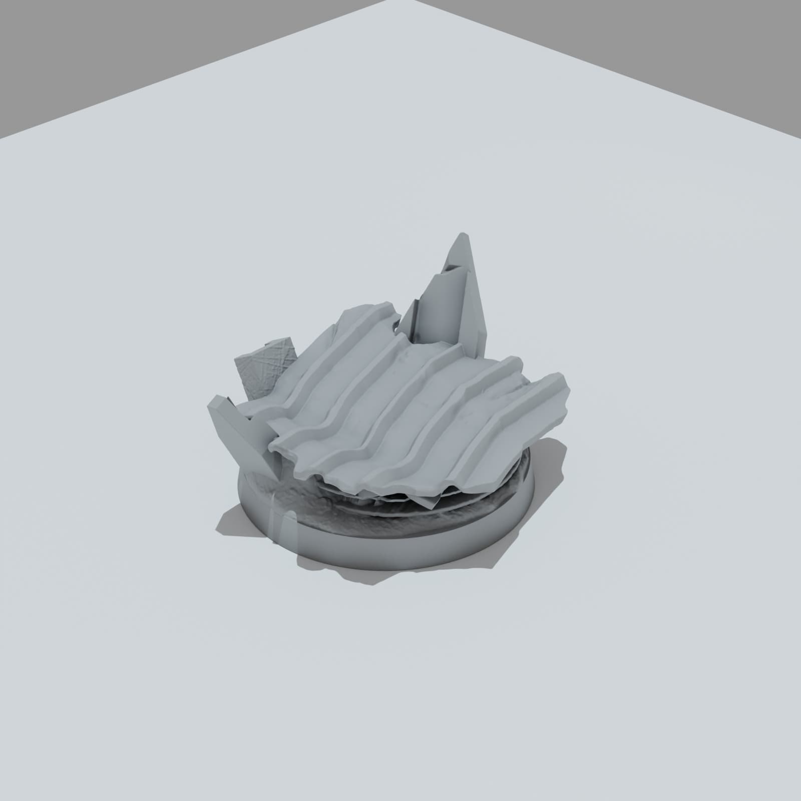 Scrap Metal Hero Bases - Unpainted Resin thumbnail