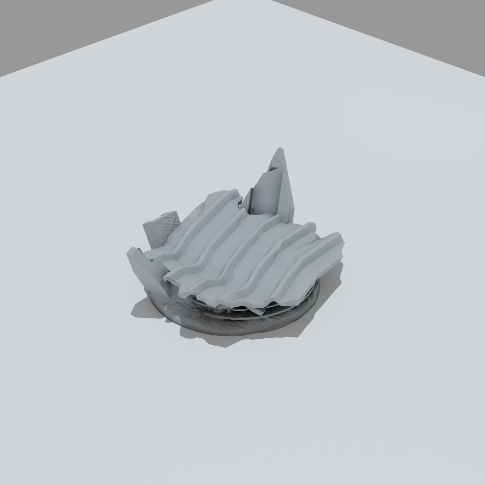 Scrap Metal Hero Bases - Unpainted Resin thumbnail