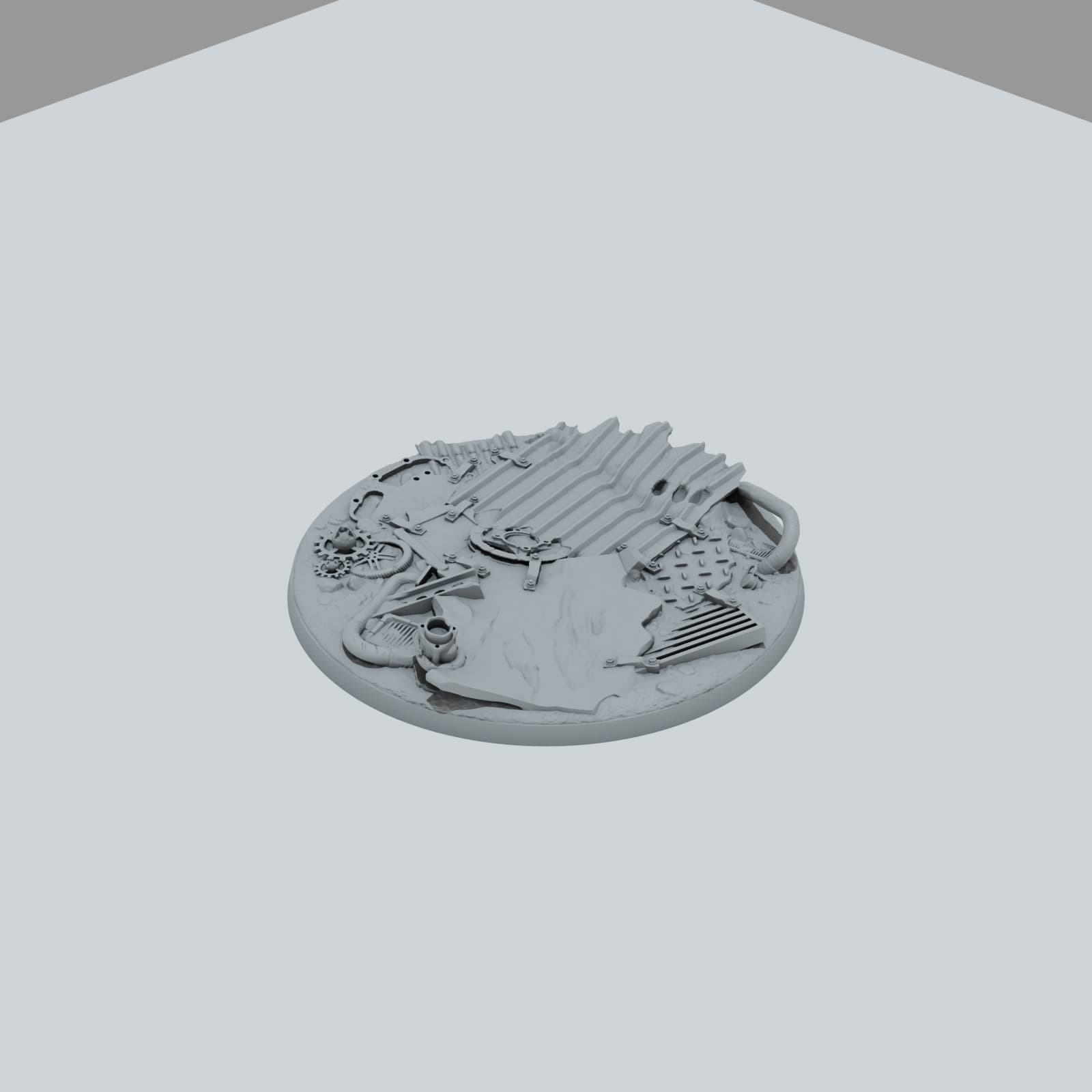 Scrap Metal Texture Bases - Unpainted Resin thumbnail