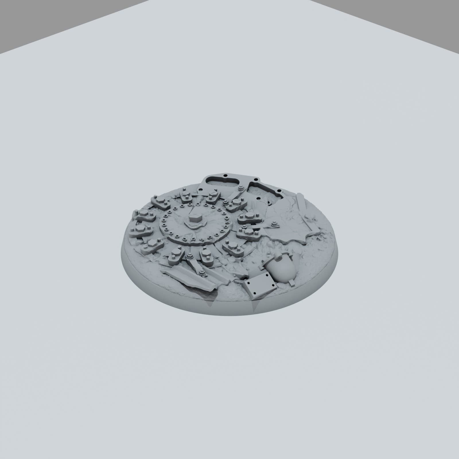 Scrap Metal Texture Bases - Unpainted Resin thumbnail