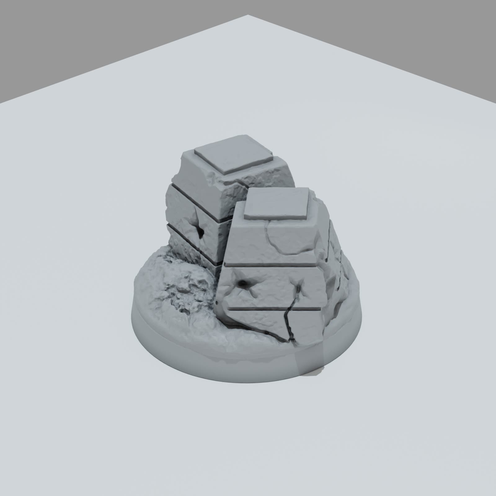 Trench Warfare Hero Bases - Unpainted Resin thumbnail