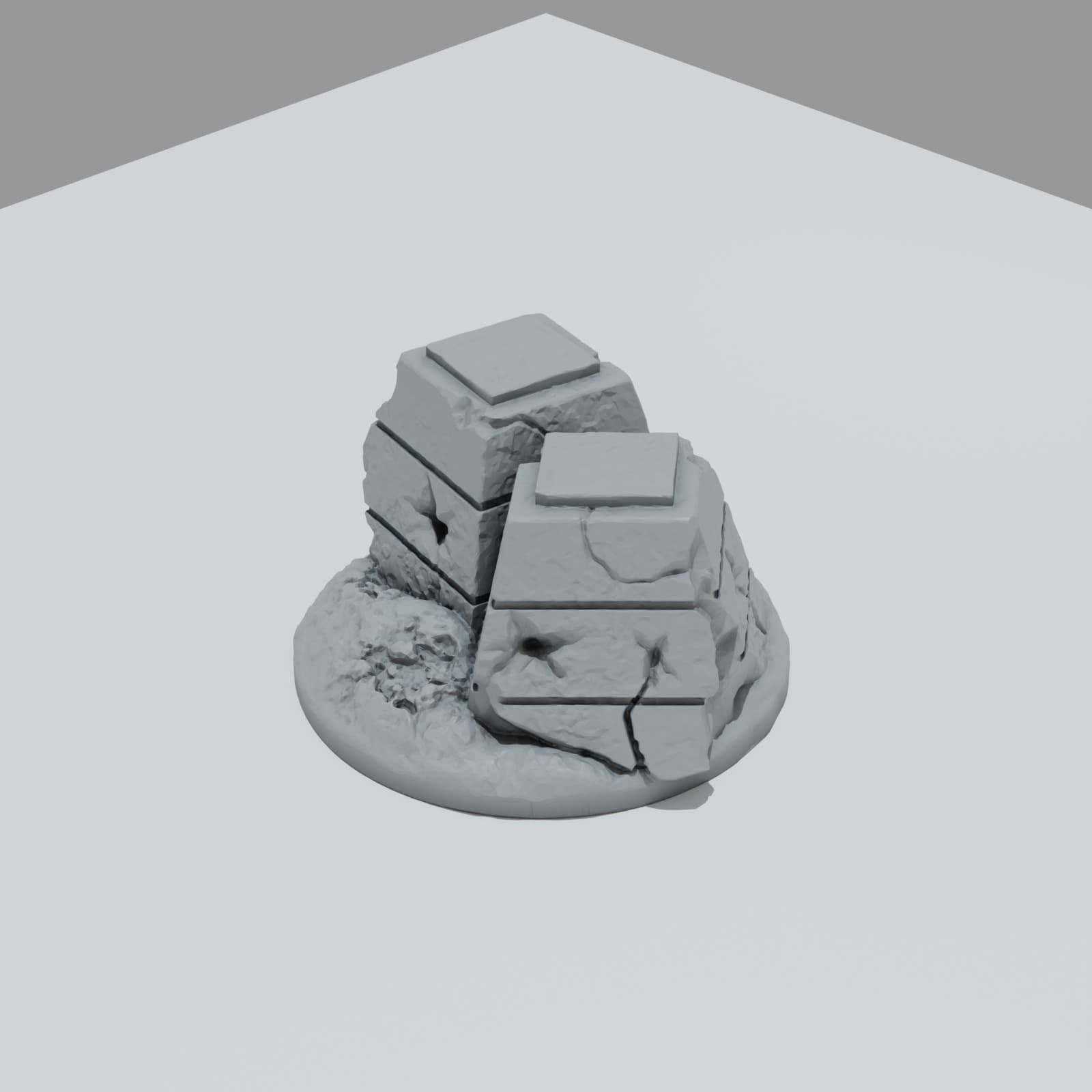 Trench Warfare Hero Bases - Unpainted Resin thumbnail