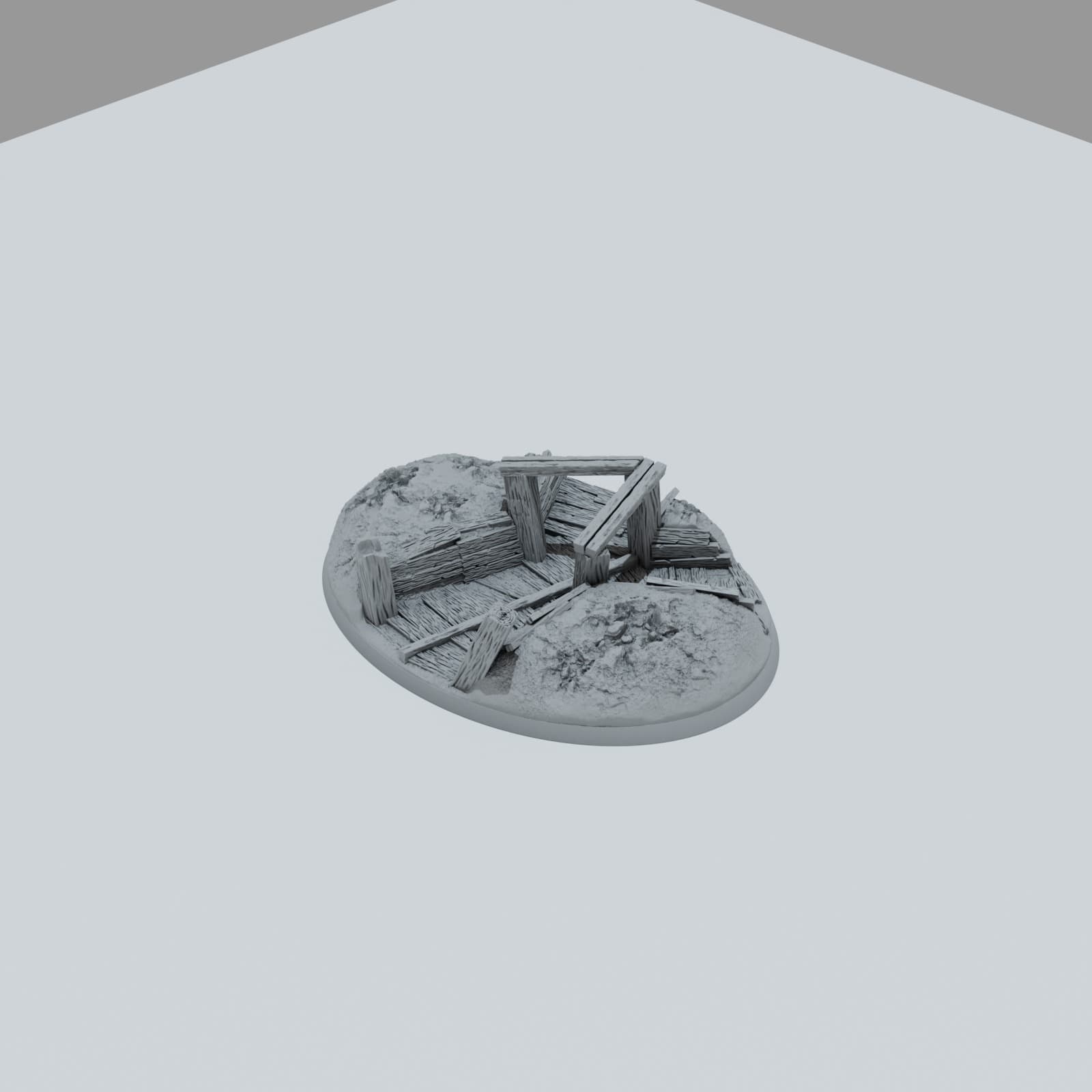 Trench Warfare Texture Bases - Unpainted Resin thumbnail