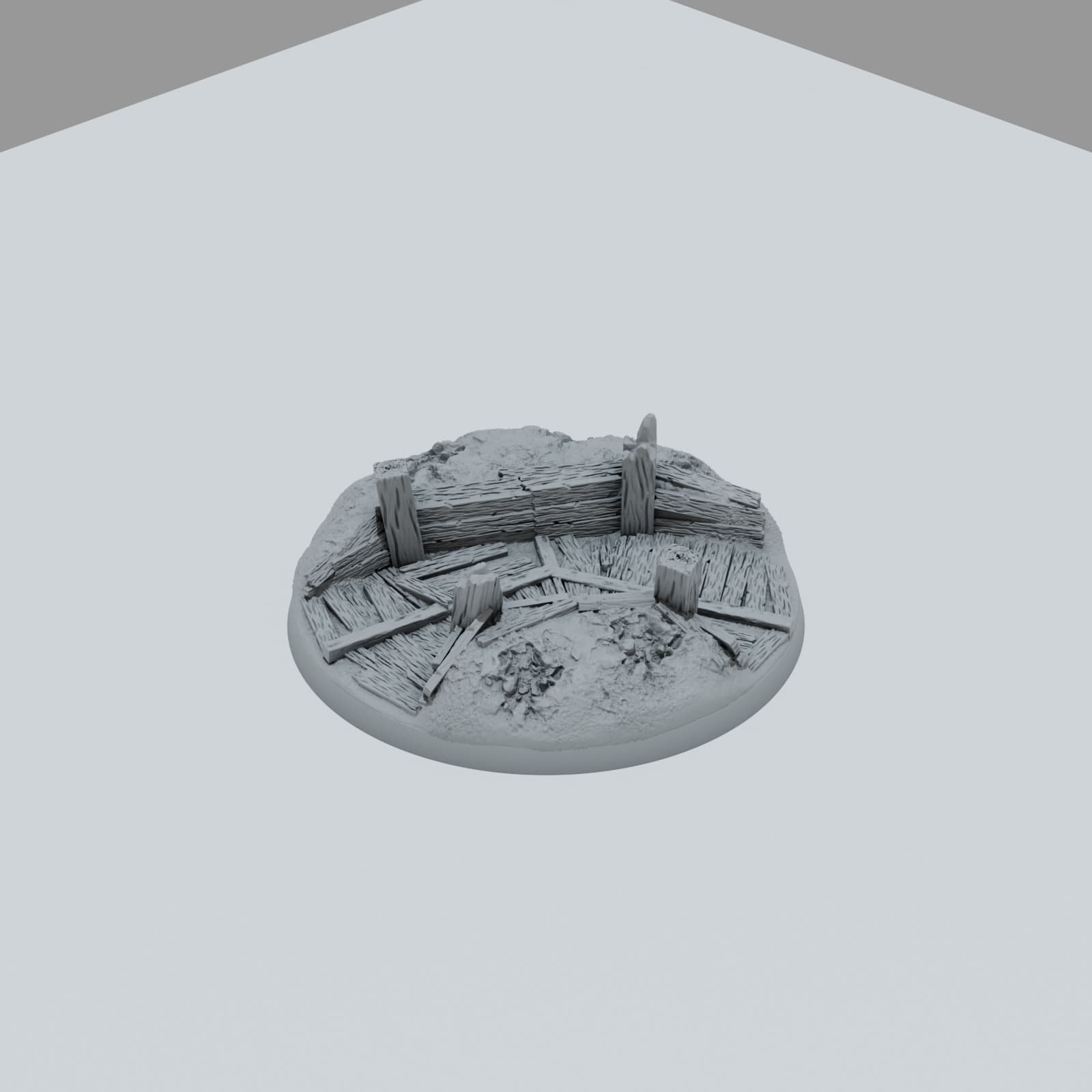 Trench Warfare Texture Bases - Unpainted Resin thumbnail