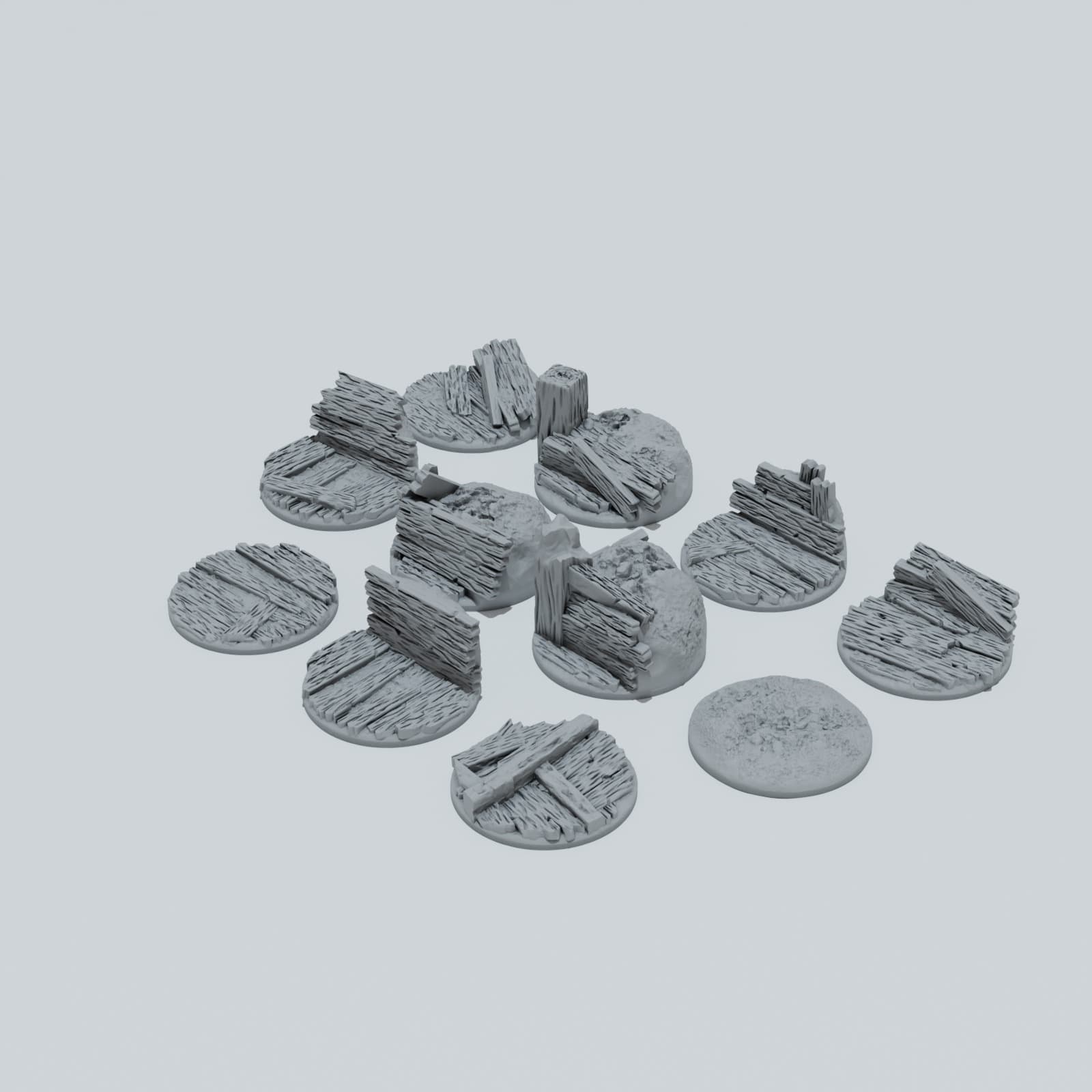 Trench Warfare Toppers - Unpainted Resin thumbnail