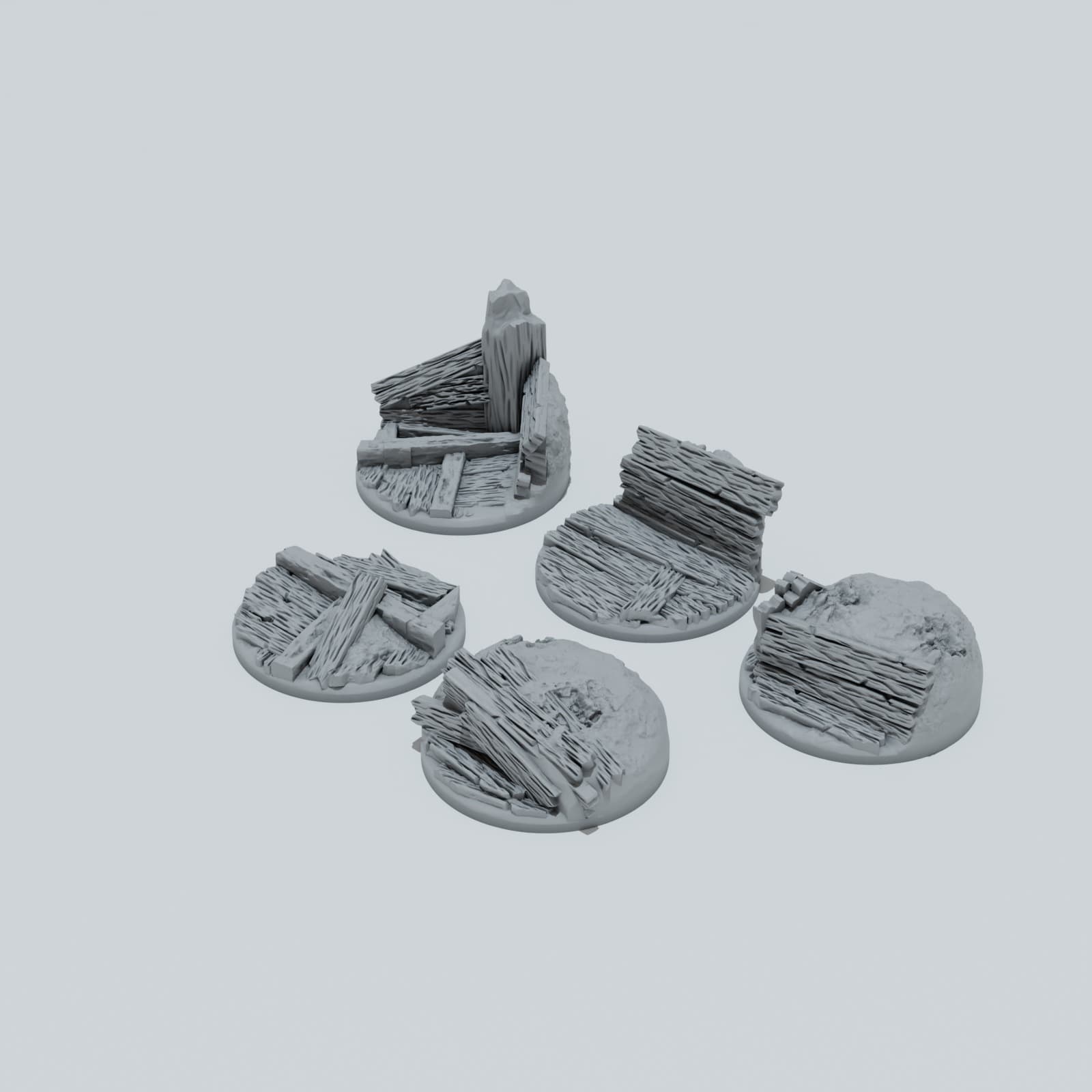 Trench Warfare Toppers - Unpainted Resin thumbnail