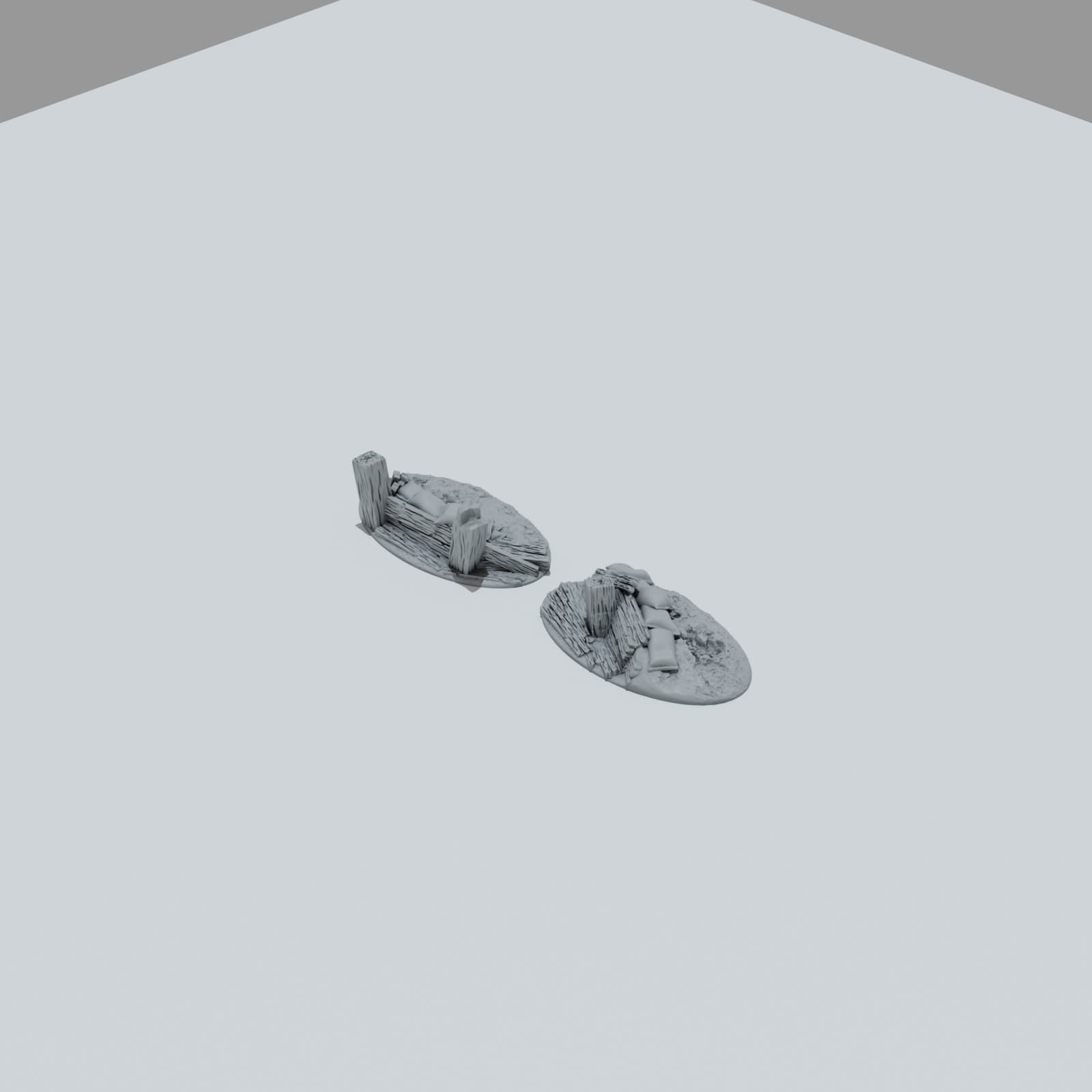 Trench Warfare Toppers - Unpainted Resin thumbnail